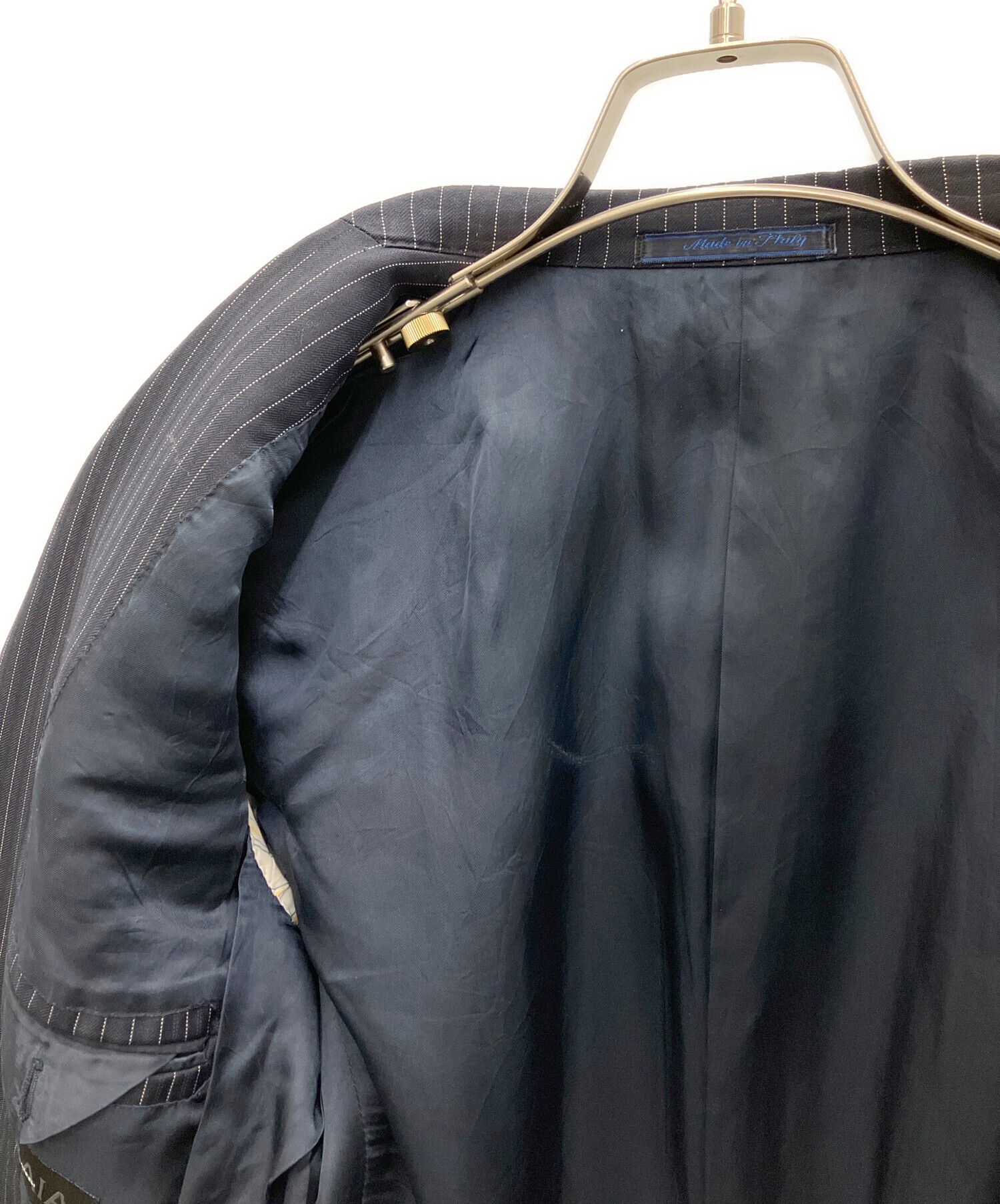 中古・古着通販】ISAIA (イザイア) 3Bテーラードジャケット ブラック