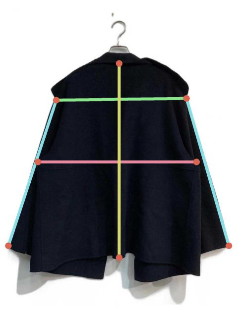 中古・古着通販】Plage (プラージュ) ハミルトンハーフコート ブラック