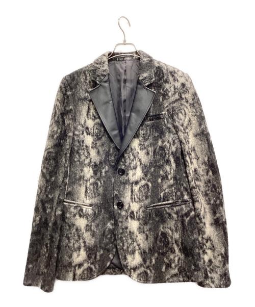 【状態良好❗️】EMPORIO ARMANI ベルベット生地 テーラードジャケット 中古・古着通販】EMPORIO ARMANI (エンポリオアルマーニ) レザーラペル