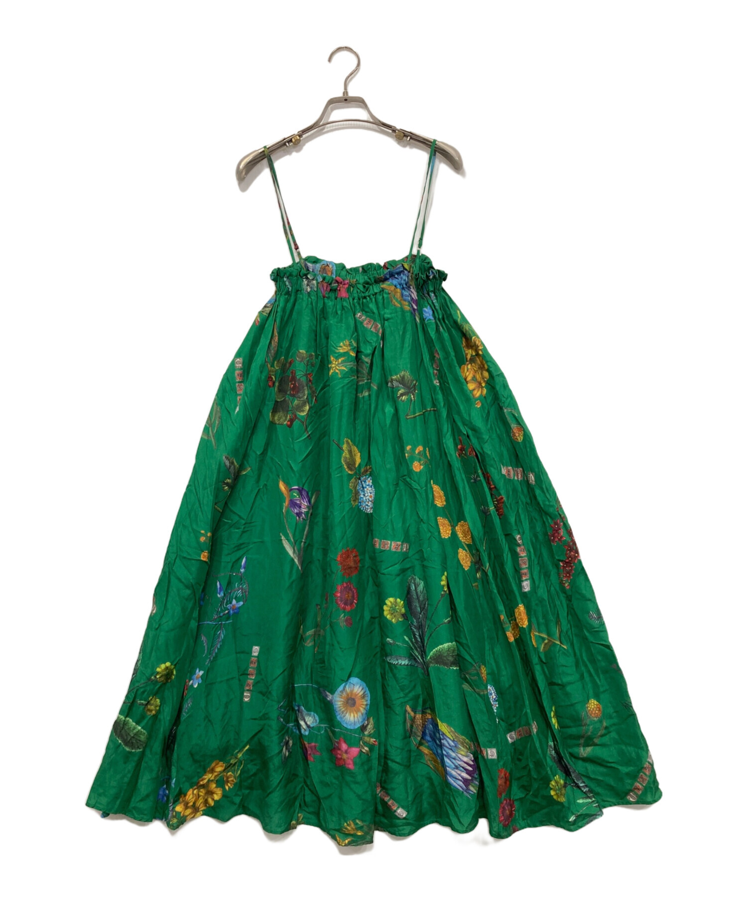 中古・古着通販】CABAN (キャバン) シルク ボタニカルプリントロング