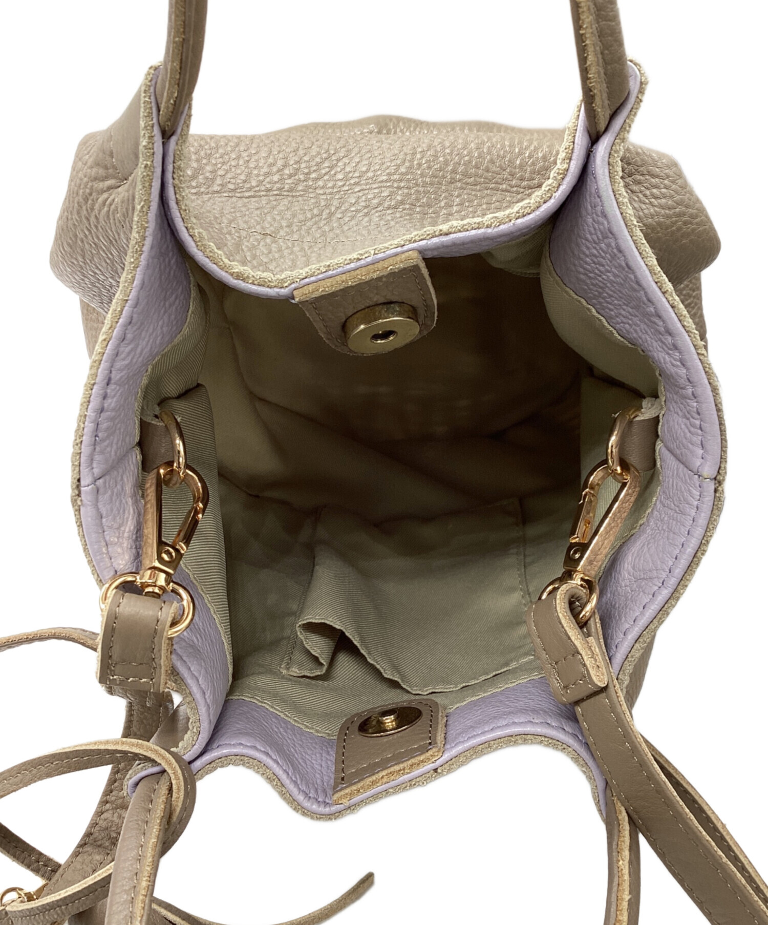 中古・古着通販】Perche (ペルケ) 2WAYショルダーバッグ ベージュ 