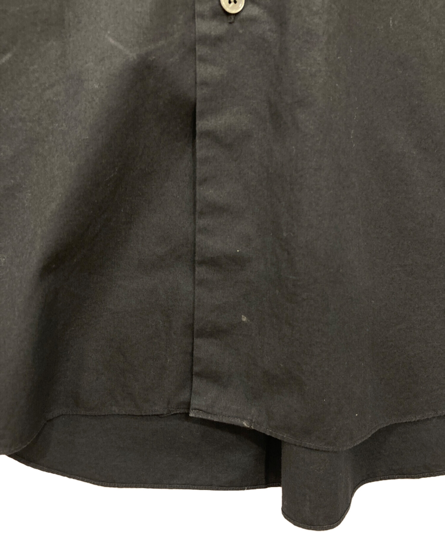 【美品】BLACK COMME des GARCONS 半袖シャツ　Mサイズ 中古・古着通販】BLACK COMME des GARCONS (ブラックコムデギャルソン
