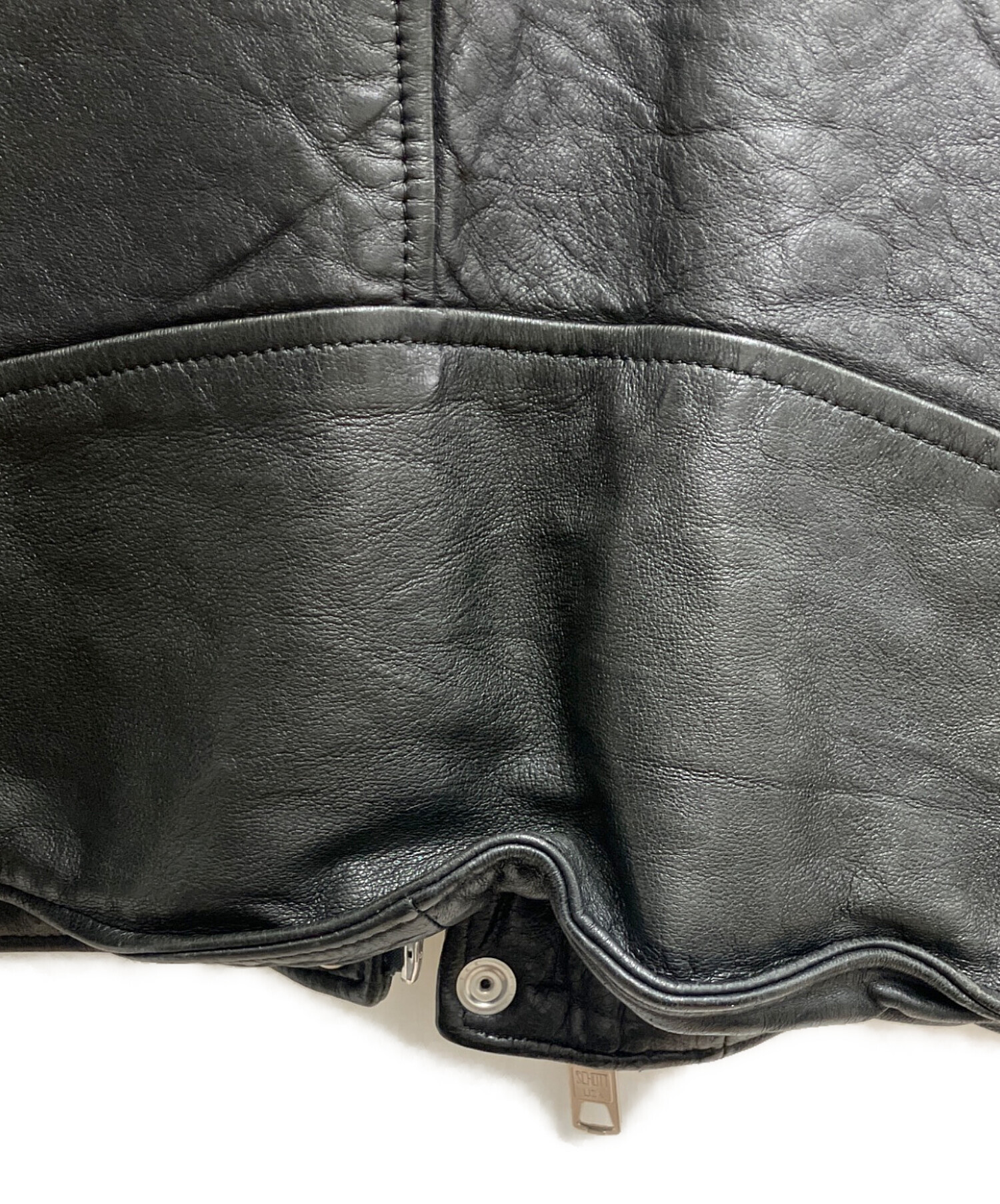 中古・古着通販】Schott (ショット) ラムレザーダブルライダース