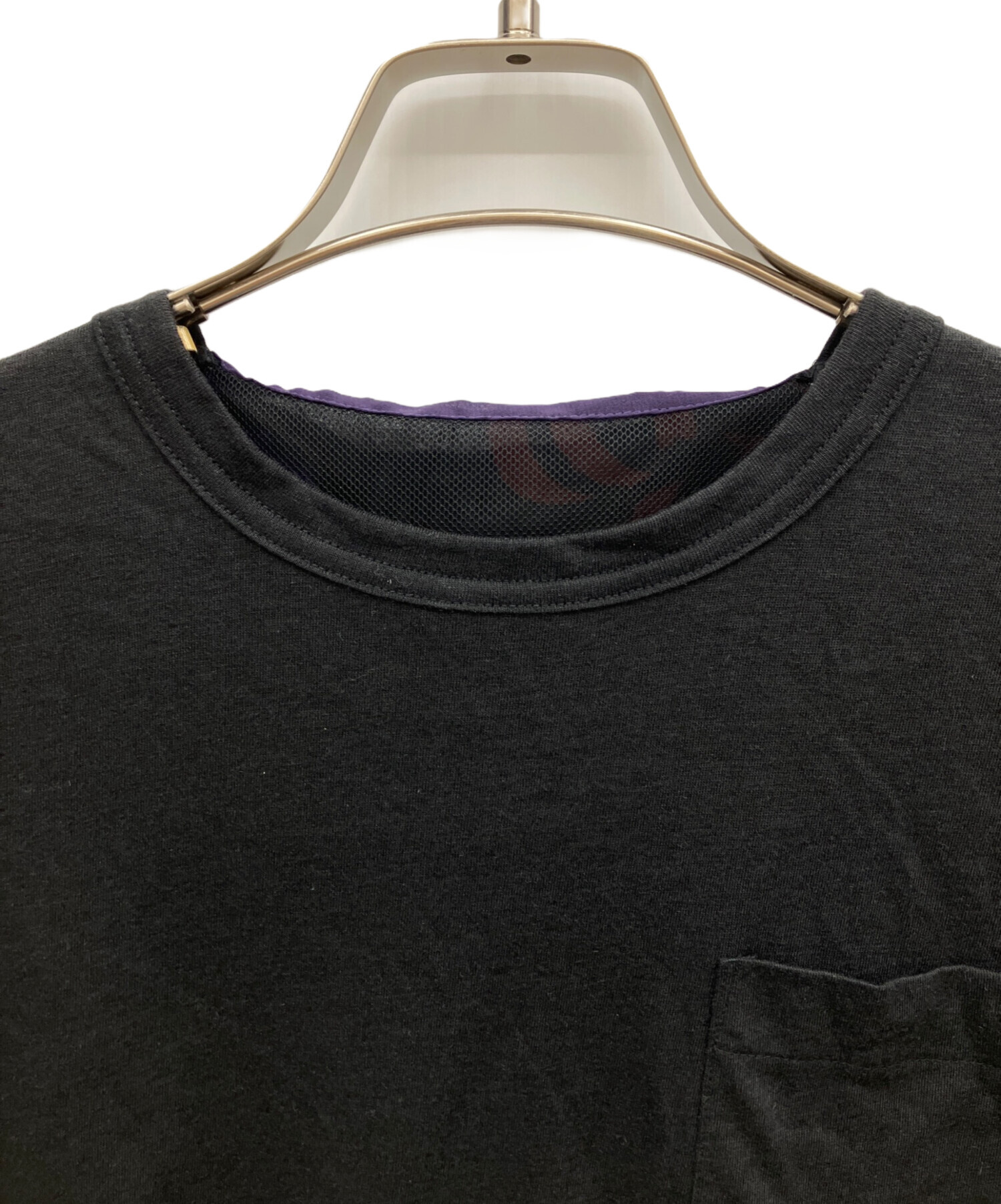 中古・古着通販】sacai (サカイ) バックプリーツTシャツ ブラック