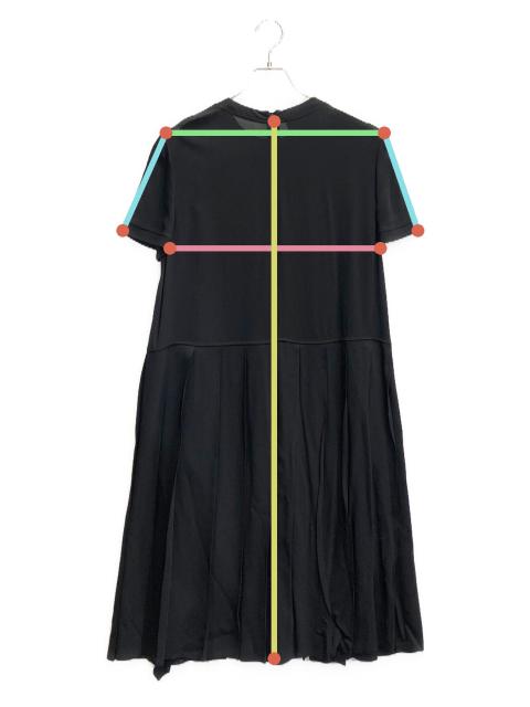 中古・古着通販】PRADA (プラダ) プリーツ切替フリルワンピース