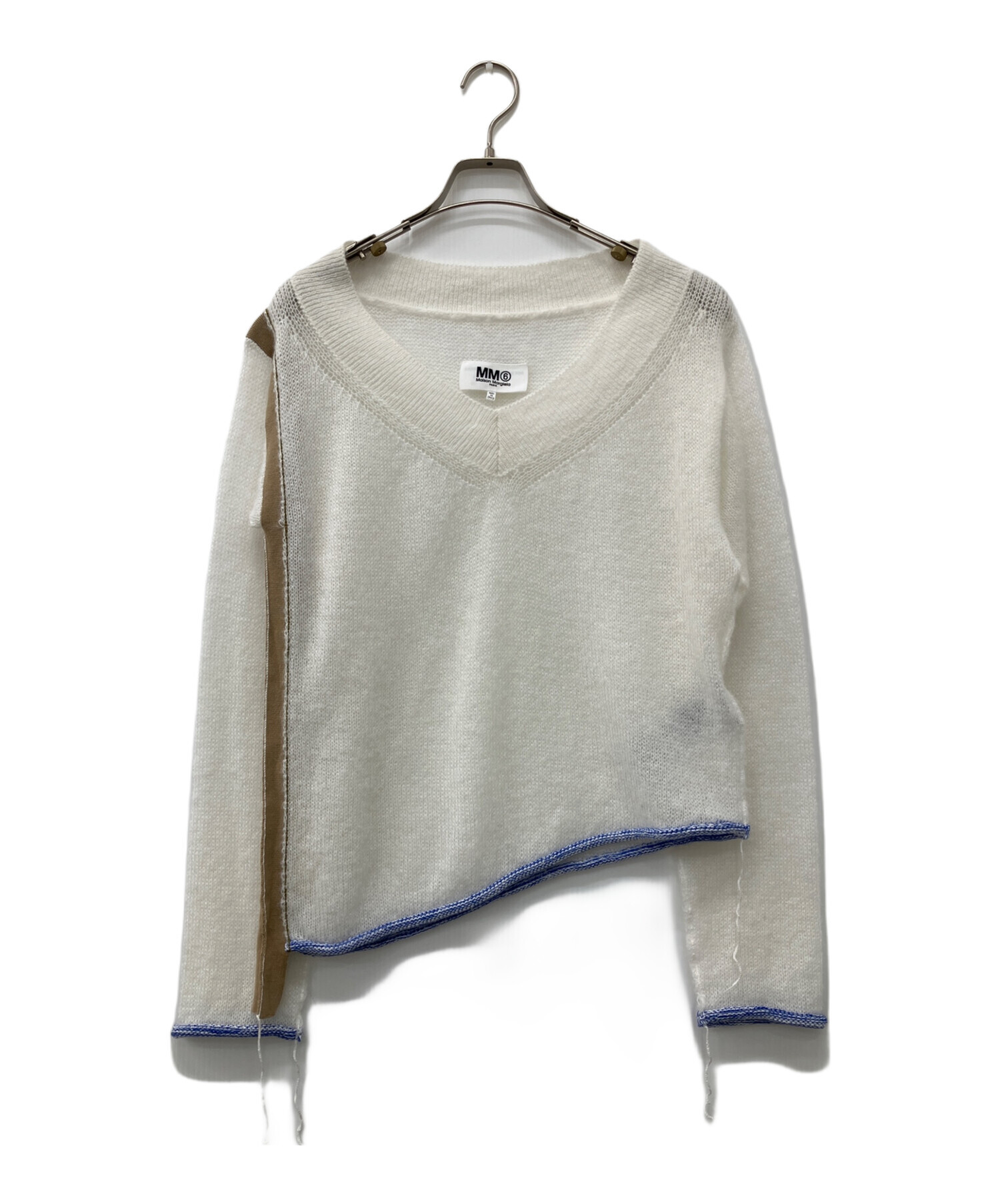 MM⑥ アシンメトリーオーバー ニット メゾンマルジェラ 未使用品 エムエムシックス メゾンマルジェラ MM6 Maison Margiela