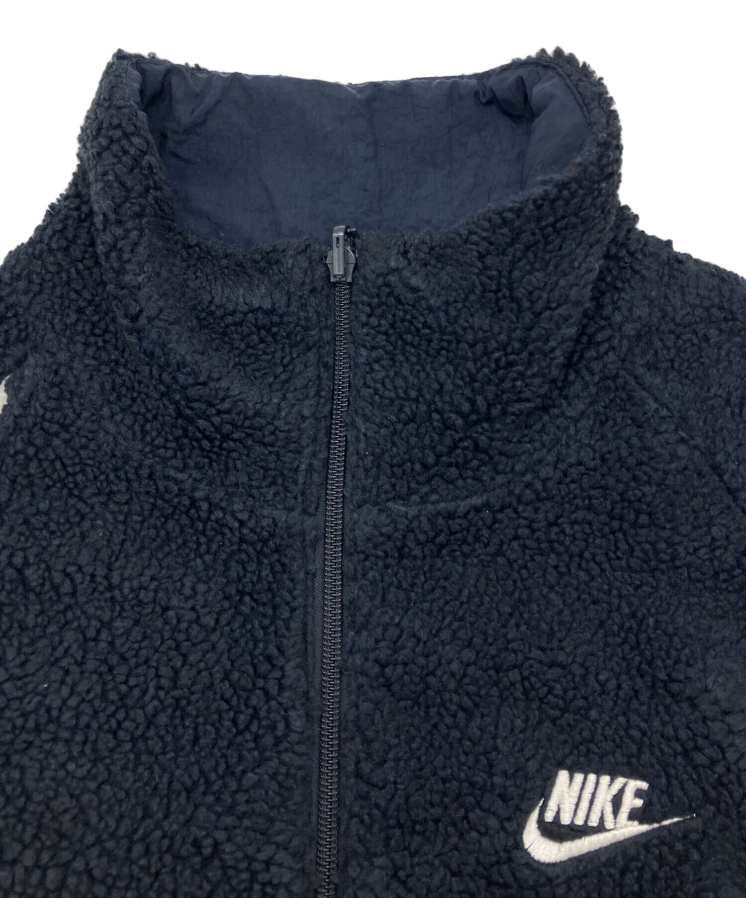 中古・古着通販】NIKE (ナイキ) BIG SWOOSH BOA JACKET ネイビー 