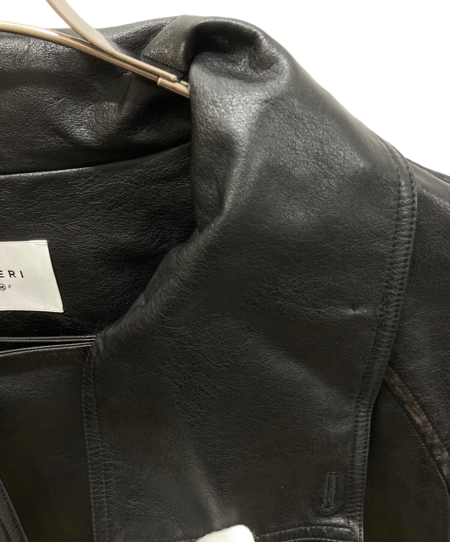 中古・古着通販】Ameri (アメリ) USED LIKE SYNTHETIC LEATHER JACKET