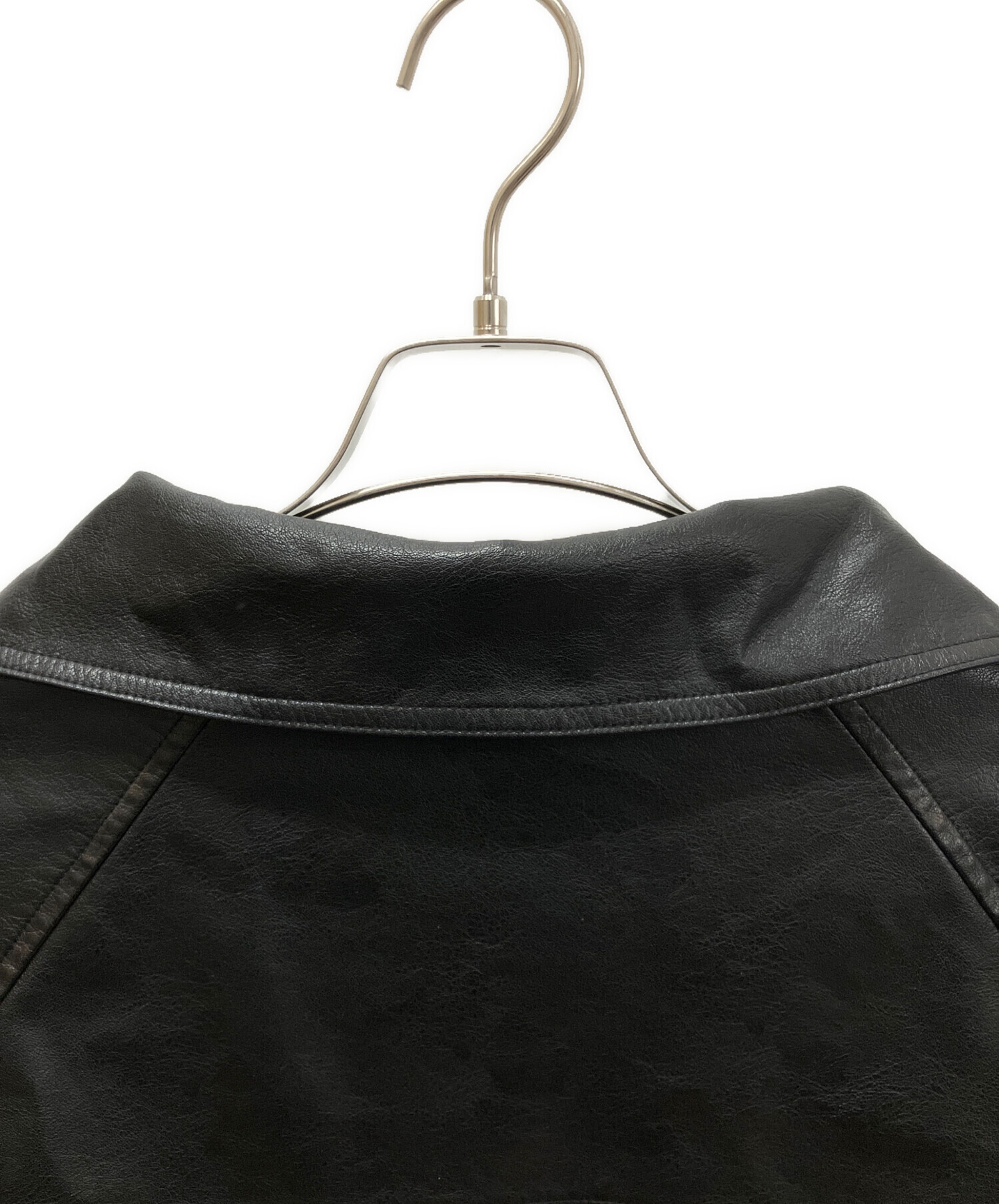 中古・古着通販】Ameri (アメリ) USED LIKE SYNTHETIC LEATHER JACKET