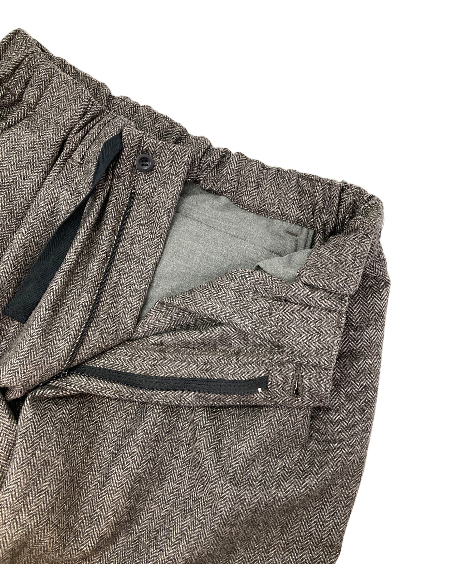 中古・古着通販】is-ness (イズネス) balloon EZ pants Herringbone