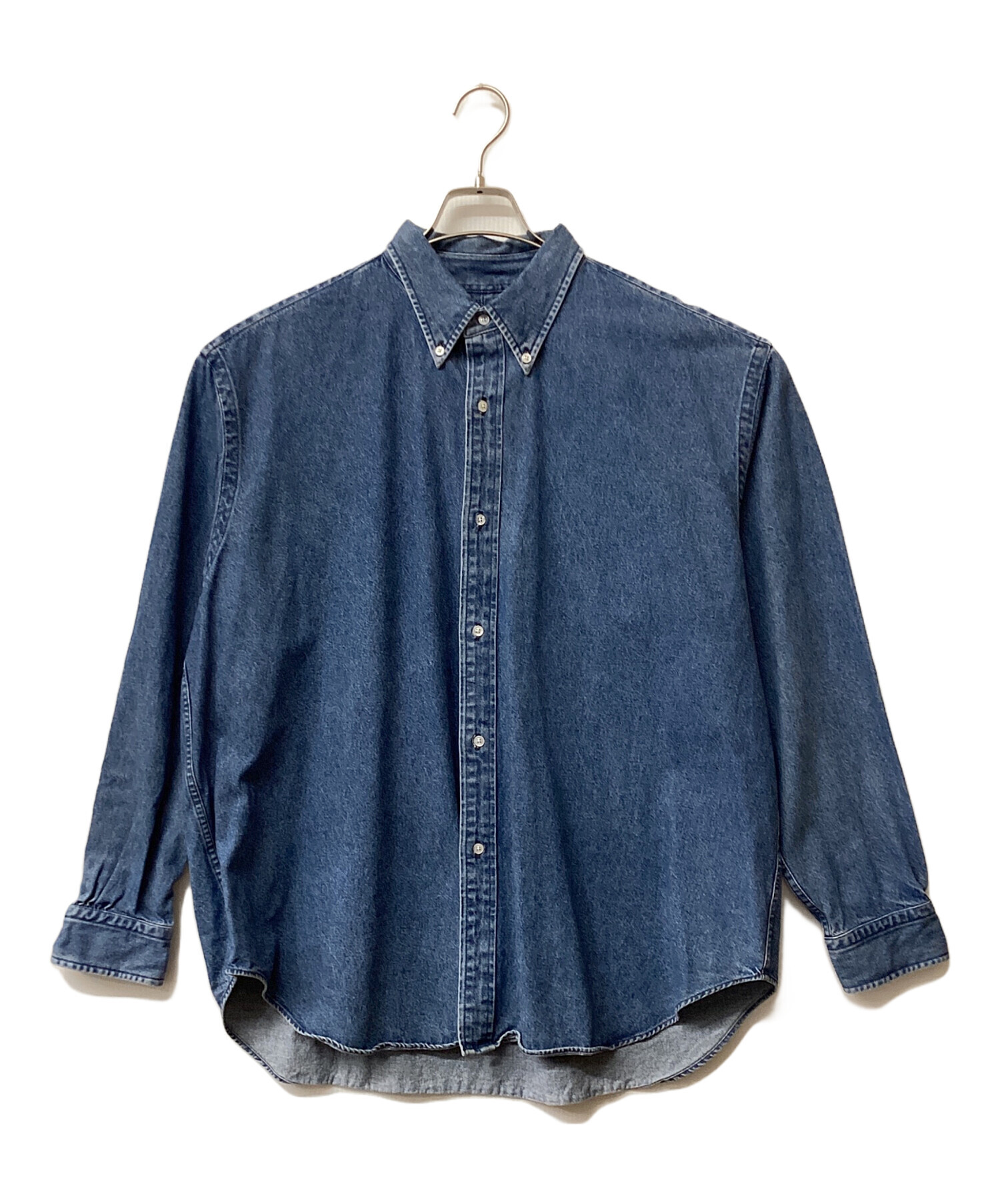 a.presse BD Denim Shirt サイズ3 インディゴ 中古・古着通販】A.PRESSE (アプレッセ) BD Denim Shirt (BD デニム