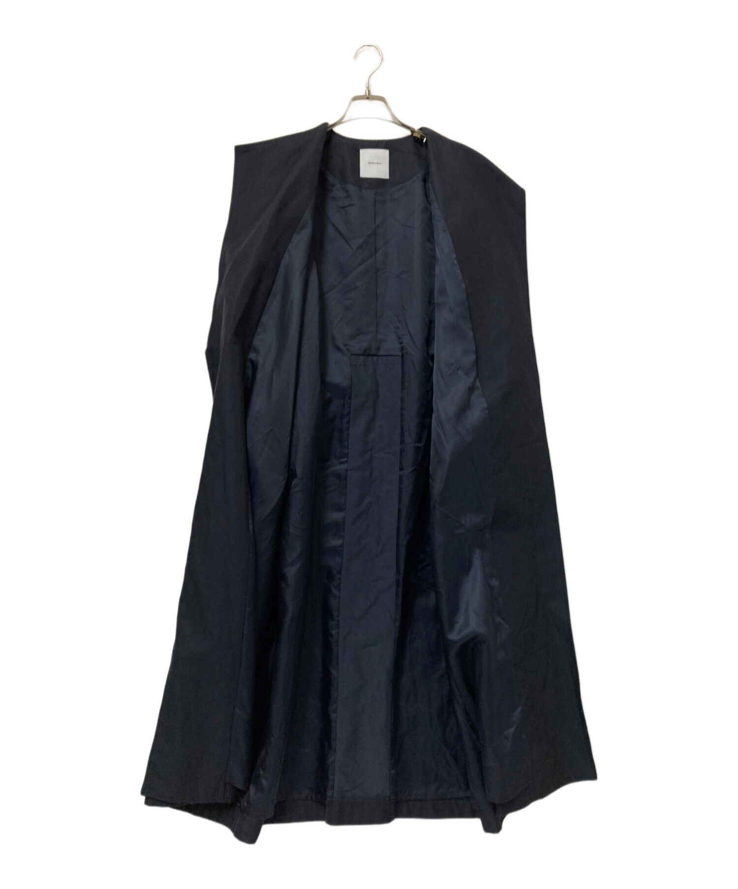 24SS Spick and Span C/Cu ノーカラートレンチコート M Spick & Span（スピックアンドスパン）の「C/Cu ノーカラートレンチ