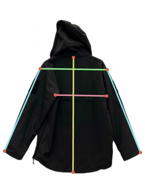 中古・古着通販】ROTHCO (ロスコ) アノラックパーカー ブラック サイズ