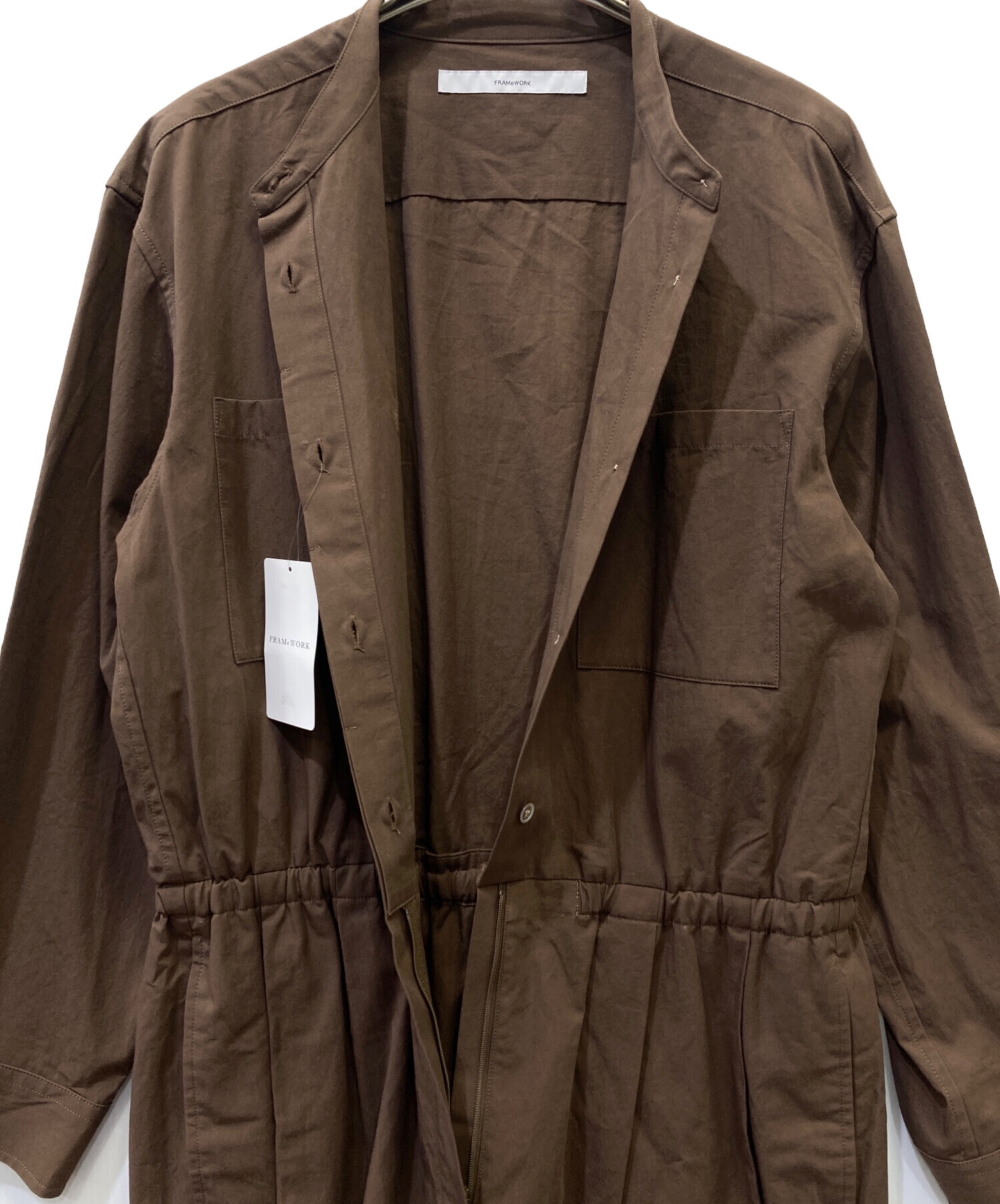 中古・古着通販】FRAMeWORK (フレームワーク) オールインワン ブラウン
