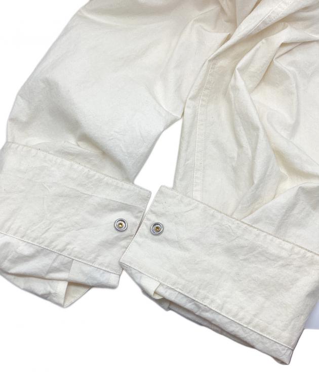 中古・古着通販】JIL SANDER (ジルサンダー) フードシャツ アイボリー