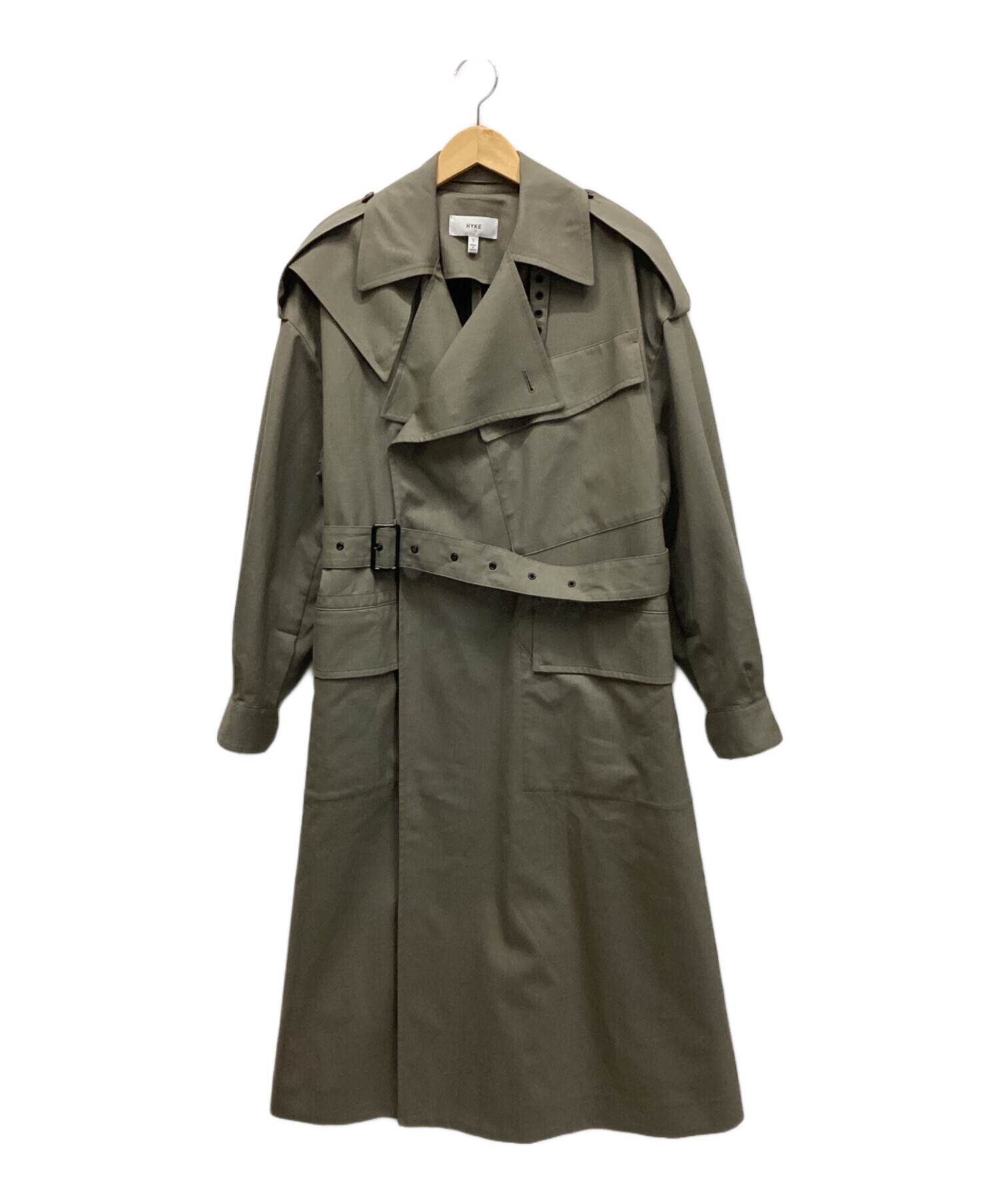 中古・古着通販】HYKE (ハイク) トロピカル モーターサイクルコート