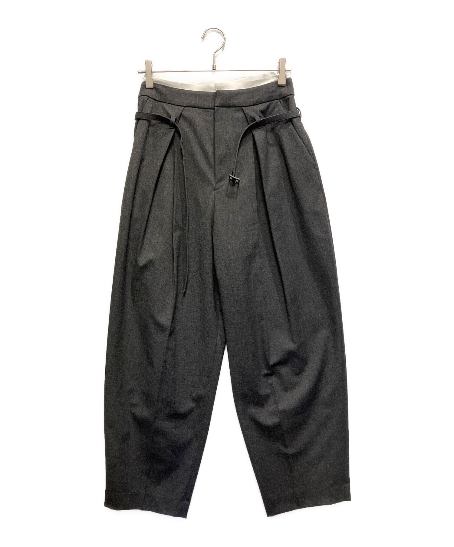 中古・古着通販】LOHEN (ローヘン) バイカラーカットオフタックパンツ