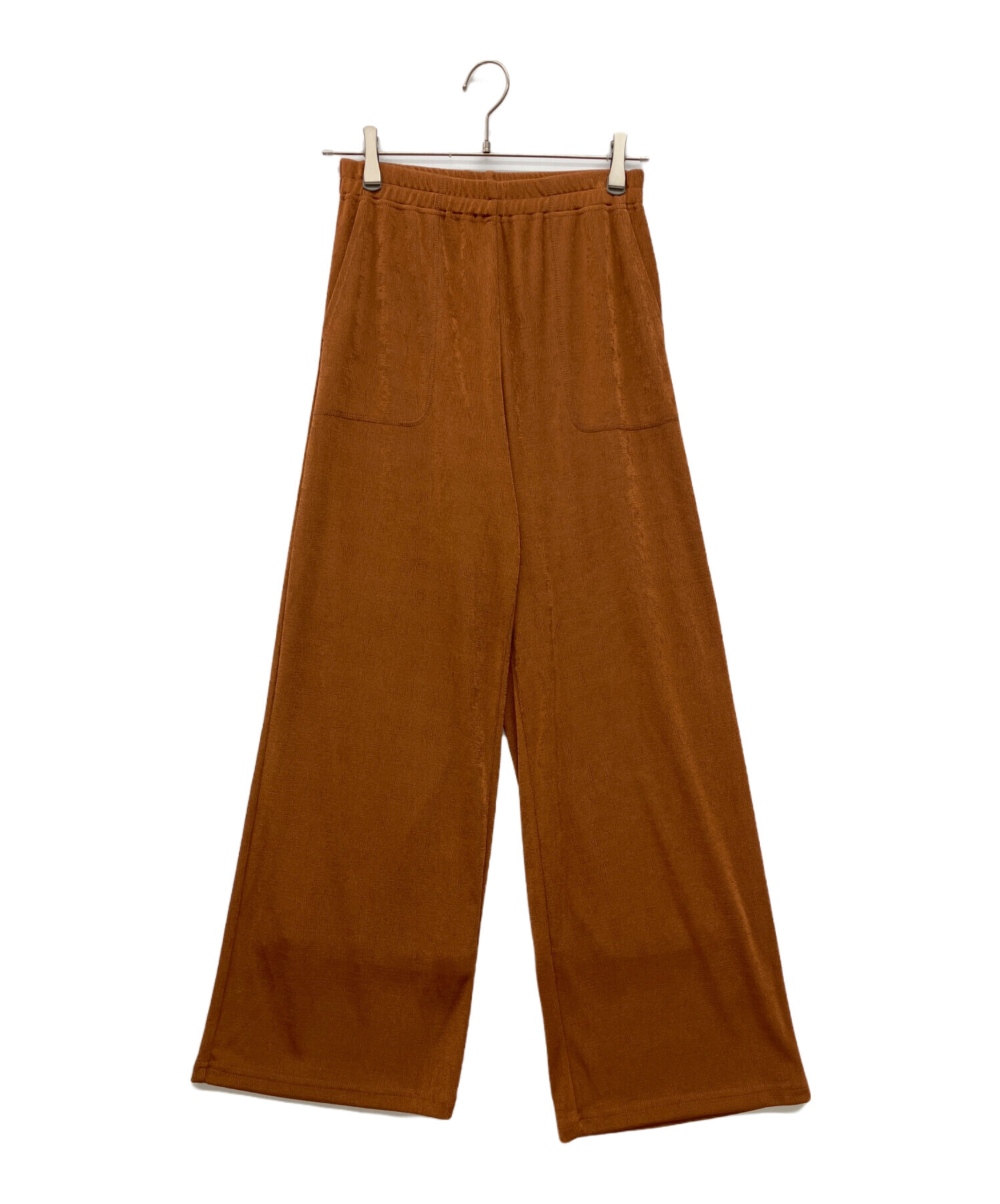 中古・古着通販】CLANE (クラネ) BRIGHT JERSEY PANTS オレンジ サイズ