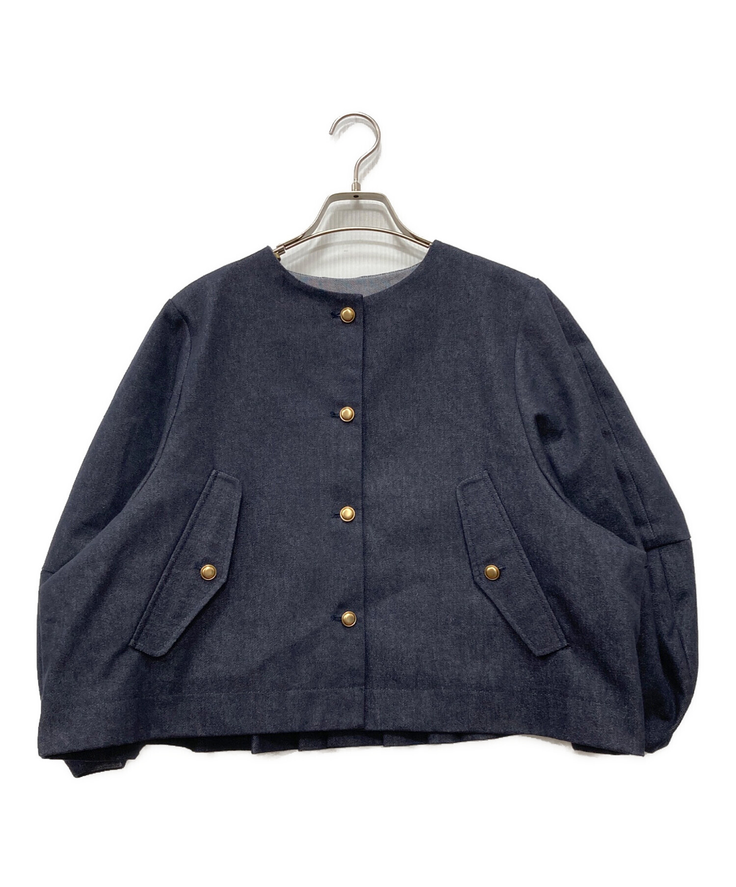 週末限定】大人気！TREFLE +1 トレフル プリーツデニムジャケット