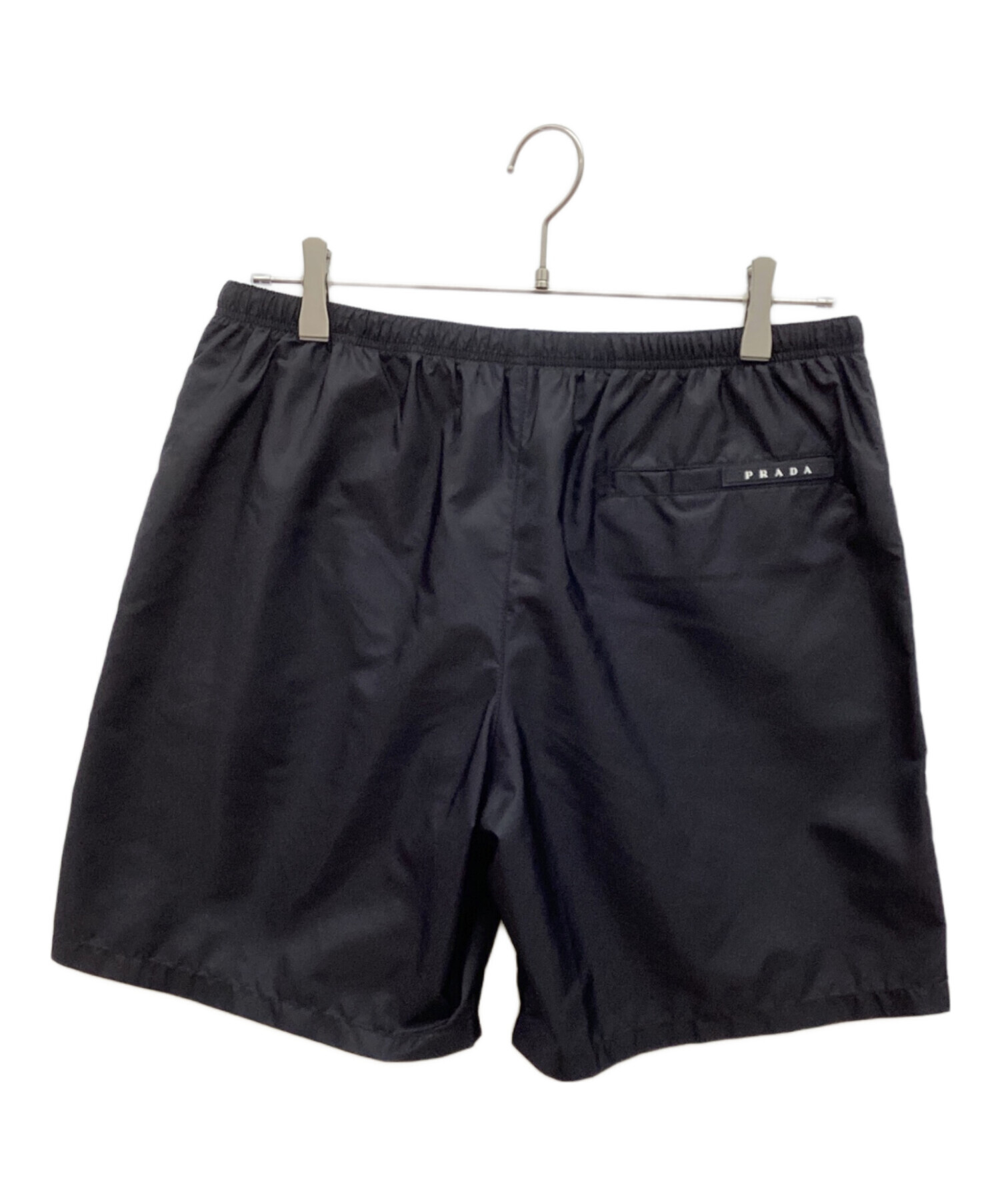 中古・古着通販】PRADA (プラダ) ナイロンスイムショーツ ブラック