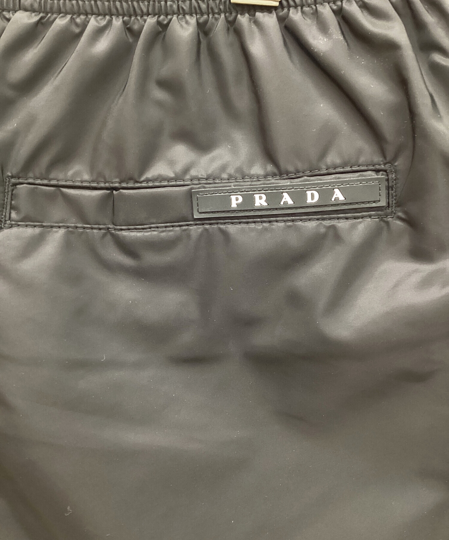 中古・古着通販】PRADA (プラダ) ナイロンスイムショーツ ブラック