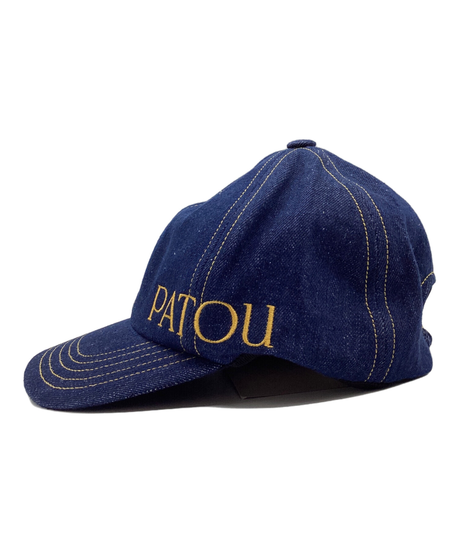 中古・古着通販】patou (パトゥ) デニムキャップ サイズ:L 未使用品