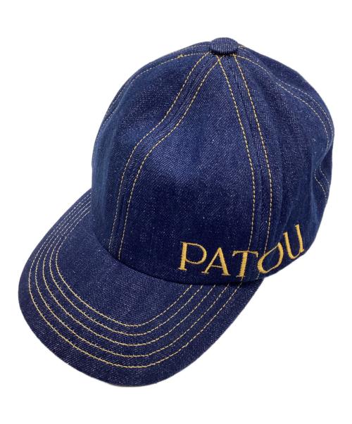 最終値下げ！新品未使用！Patou ロゴデニムキャップ 中古・古着通販】patou (パトゥ) デニムキャップ サイズ:L 未使用品