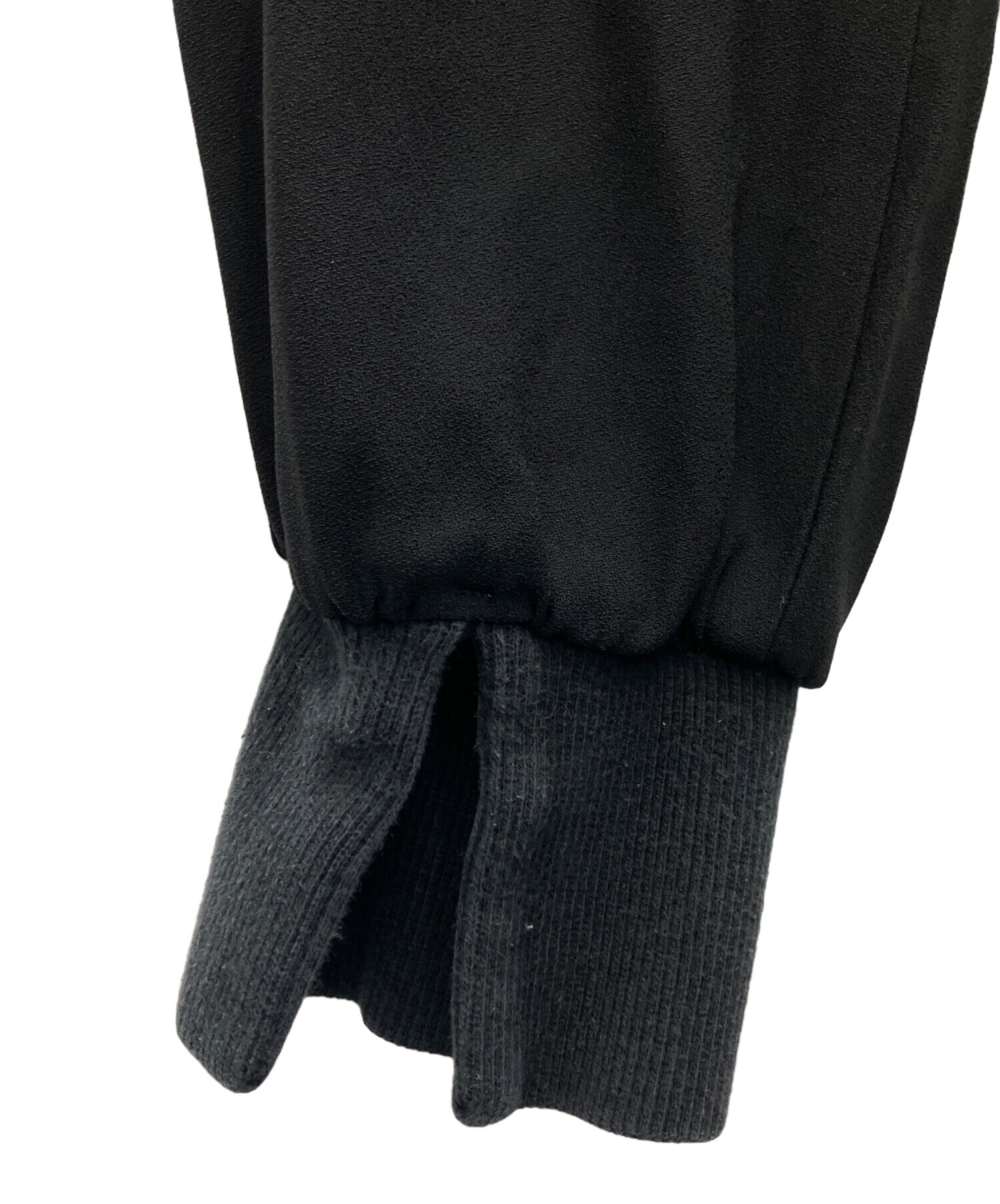 中古・古着通販】Col Pierrot (コルピエロ) Rib Pants ブラック サイズ