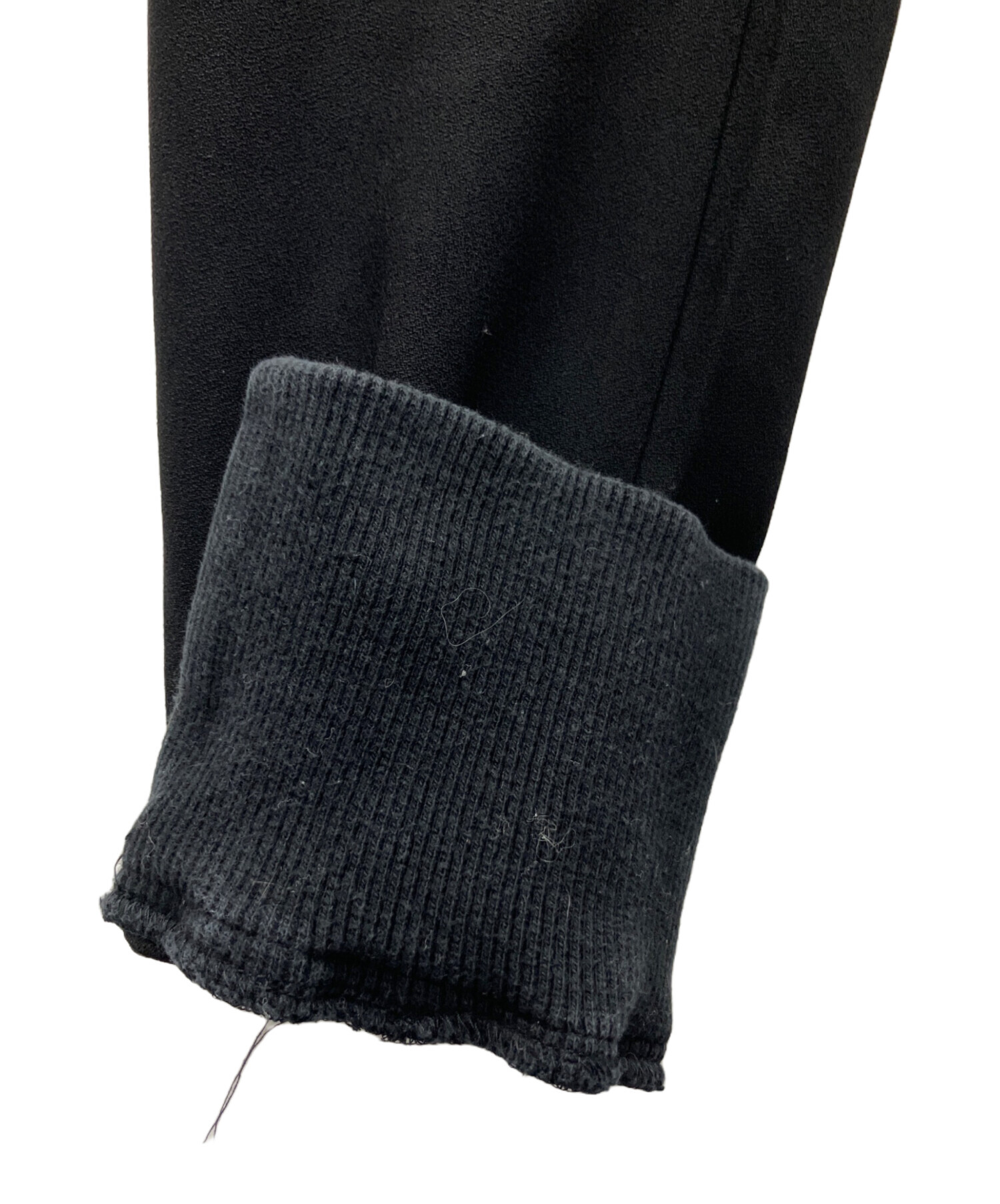 中古・古着通販】Col Pierrot (コルピエロ) Rib Pants ブラック サイズ