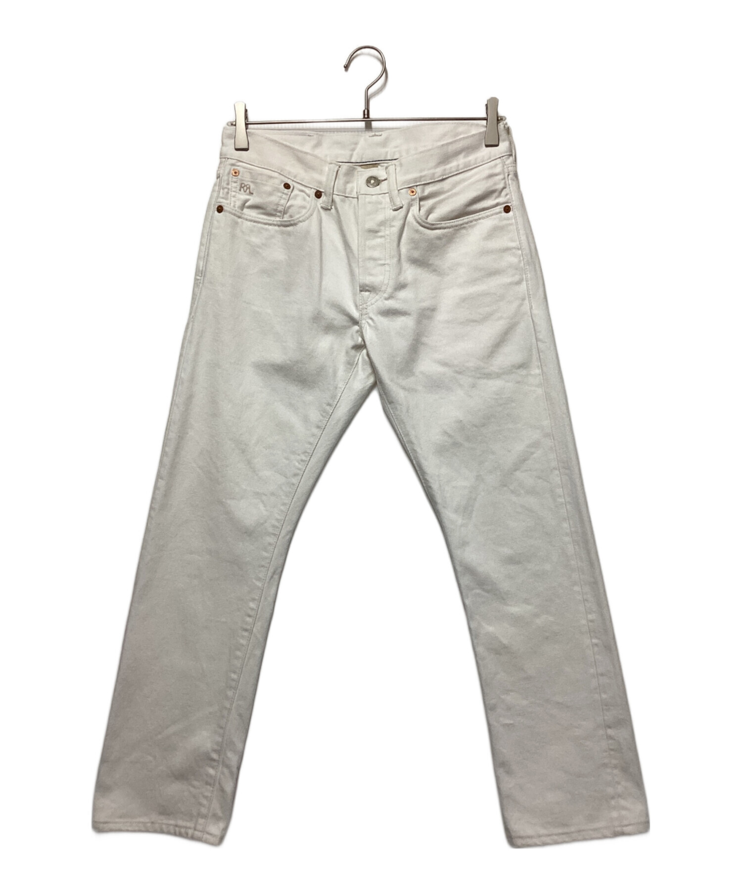 中古・古着通販】RRL (ダブルアールエル) デニムパンツ ホワイト