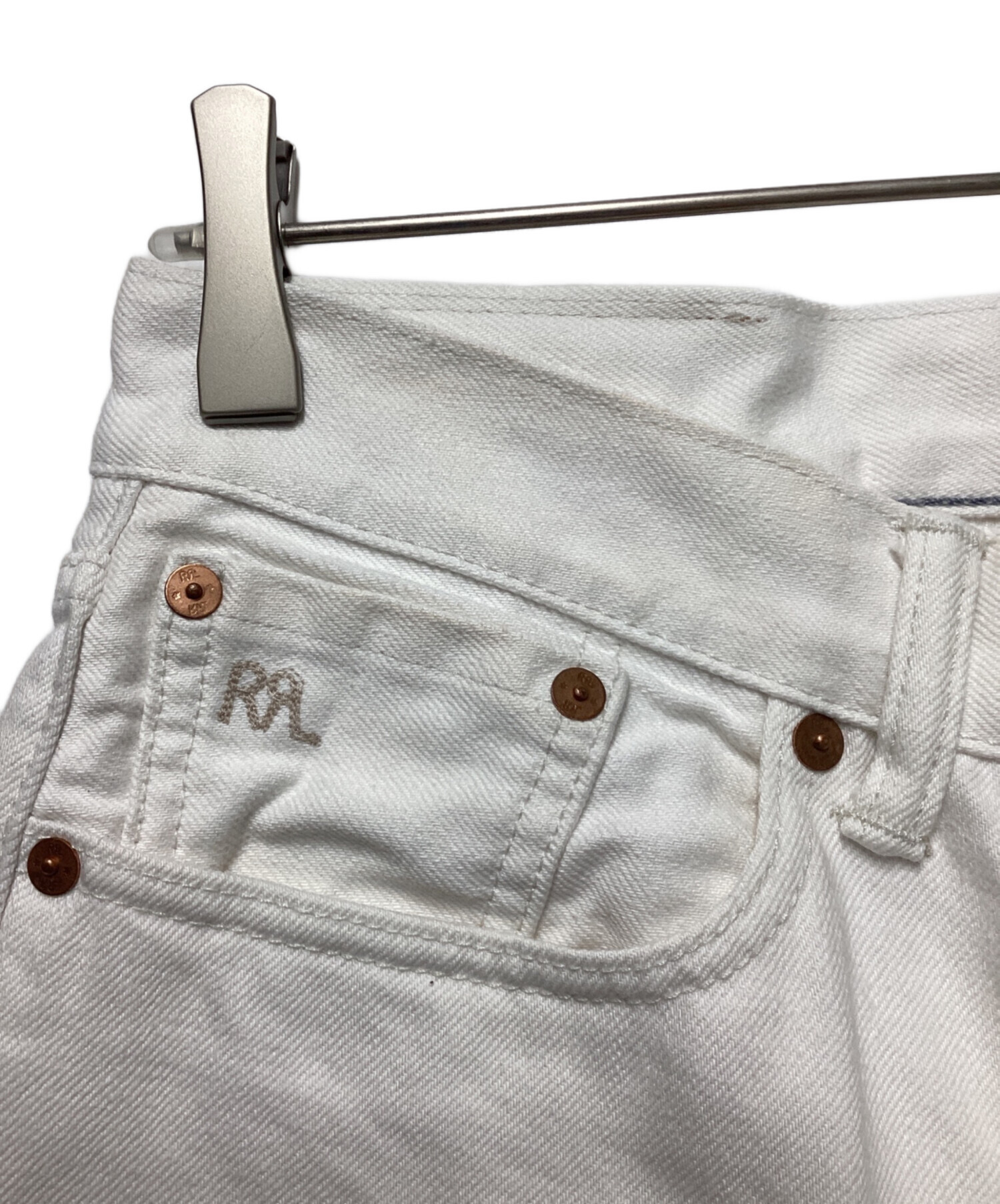 中古・古着通販】RRL (ダブルアールエル) デニムパンツ ホワイト