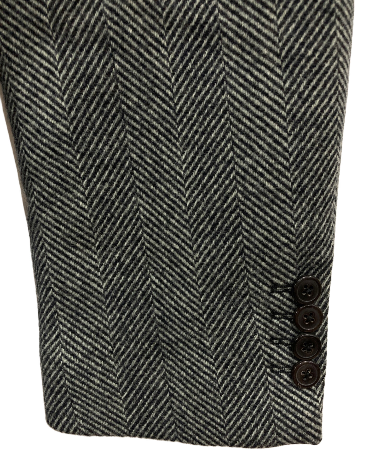 最高級⭐️美品 DRIES VAN NOTEN ヘリンボーン　チェスターコート 中古・古着通販】DRIES VAN NOTEN (ドリスヴァンノッテン