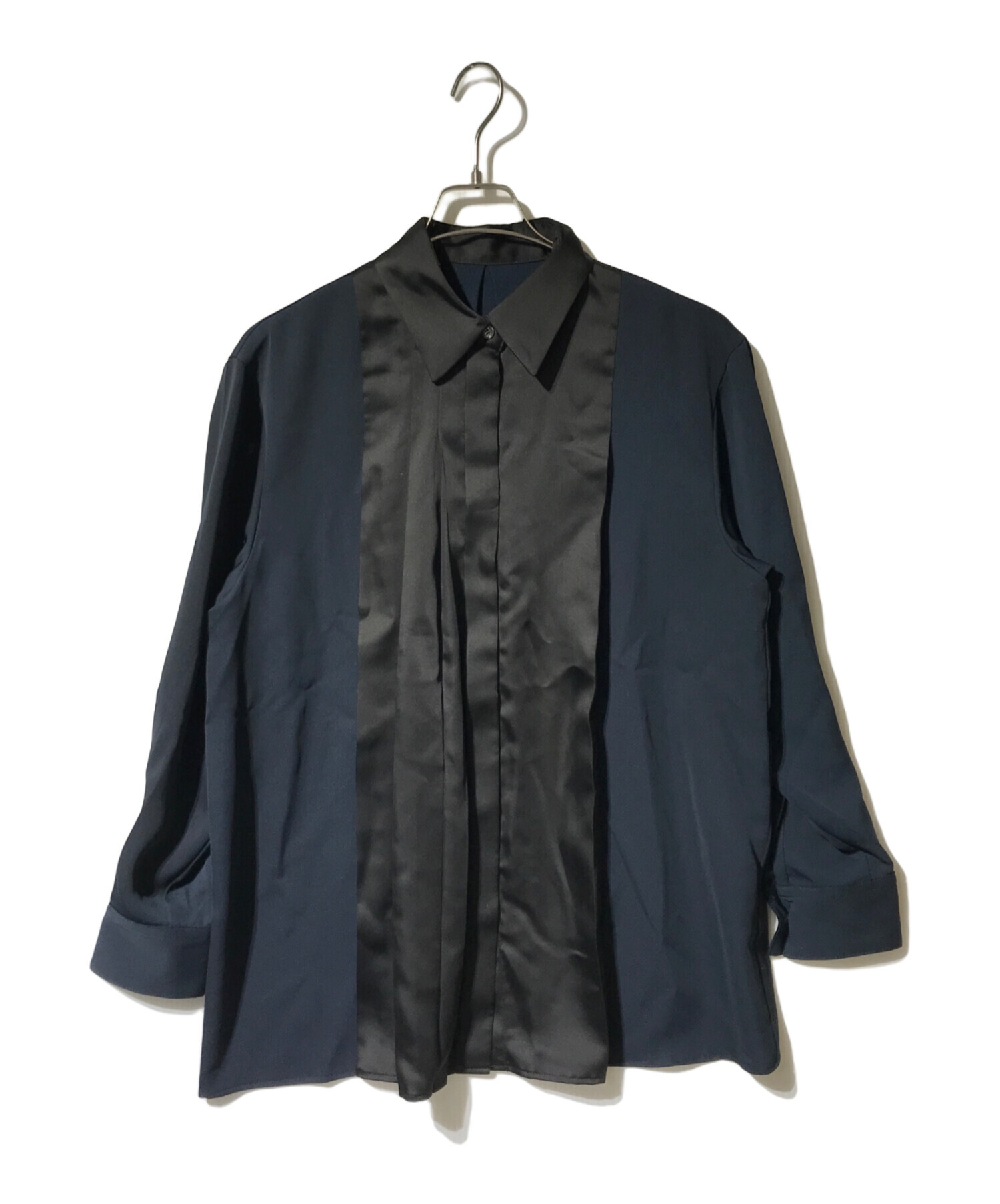 中古・古着通販】RIM.ARK (リムアーク) Pin-tuck dress SH ネイビー 