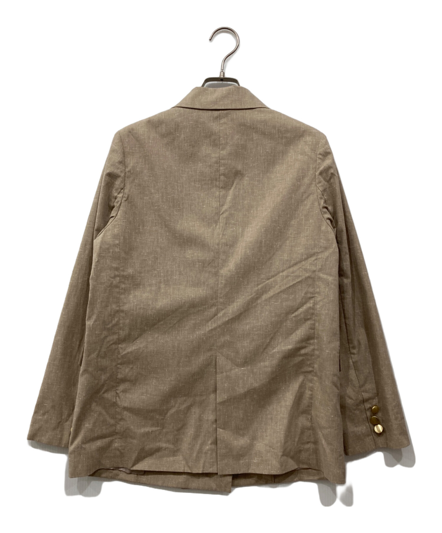 中古・古着通販】Noble (ノーブル) 麻ストレッチピークドラペルダブル