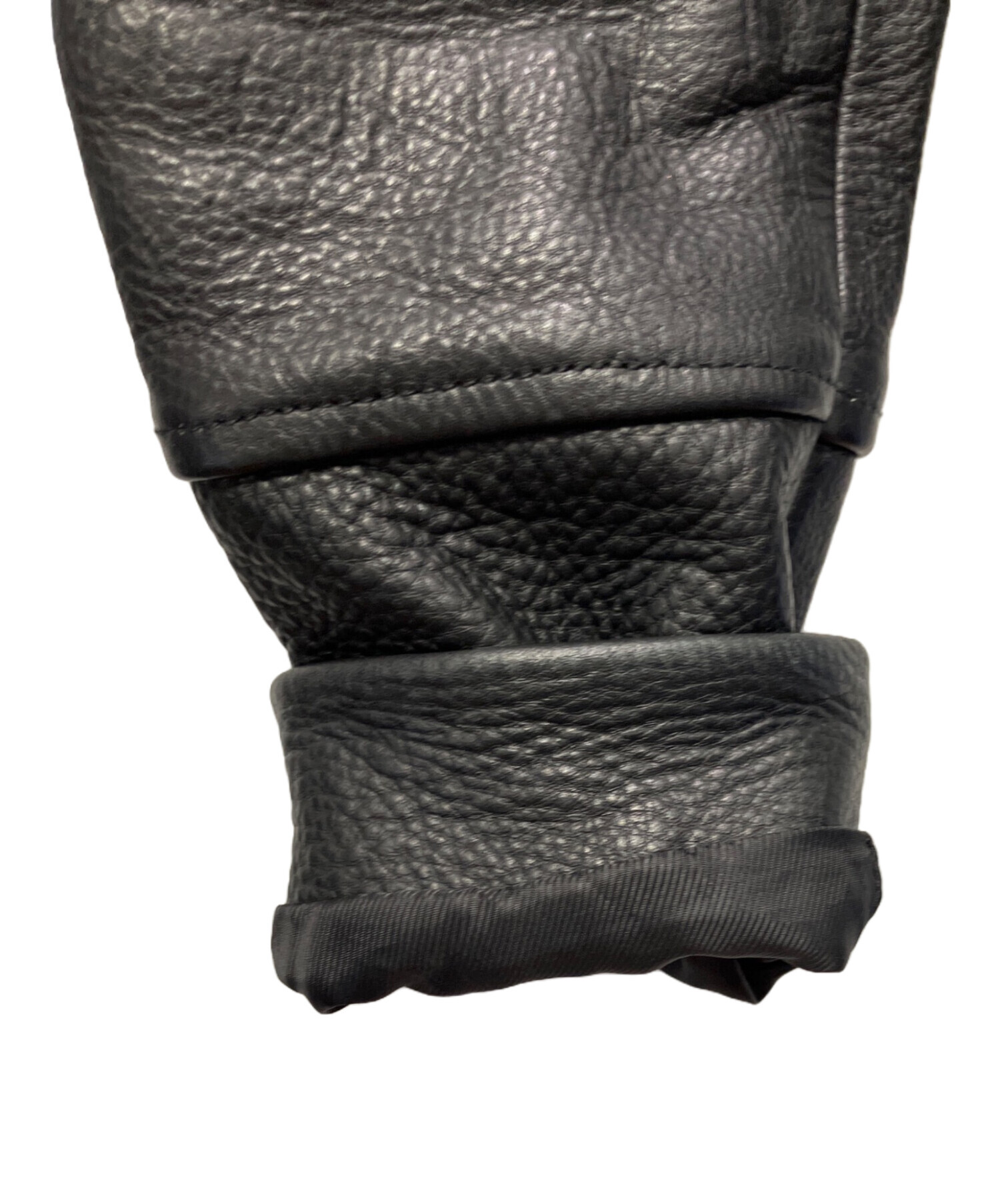 中古・古着通販】hide (ヒデ) レザーライダースジャケット ブラック 
