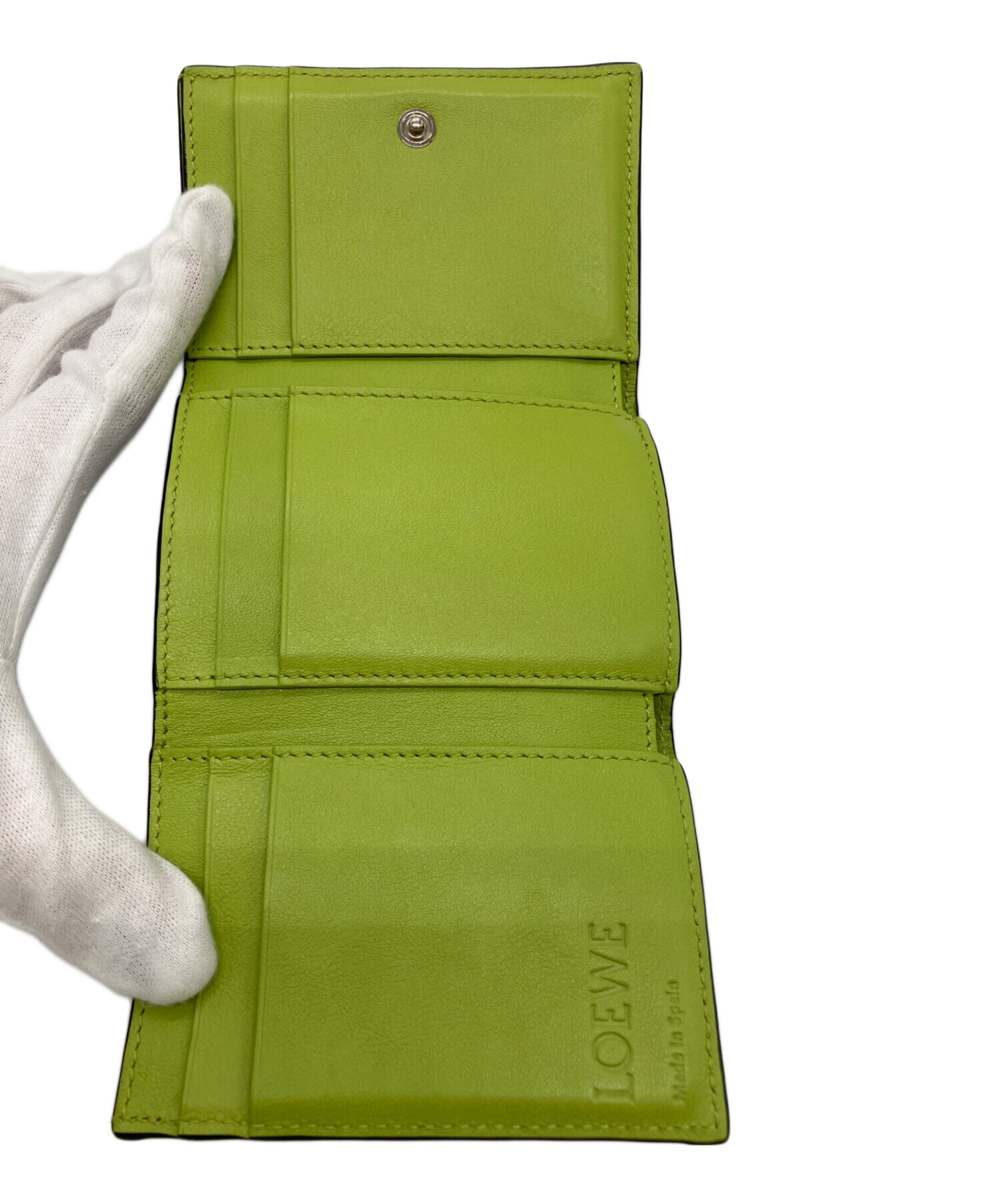 中古・古着通販】LOEWE (ロエベ) 財布 グリーン｜ブランド・古着通販