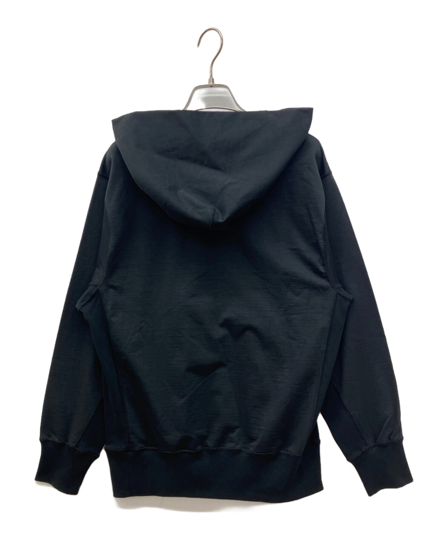未使用タグ付き✨セオリー Theory パーカー フーディー ブラック 黒 中古・古着通販】theory (セオリー) コットンフーディー プルオーバー