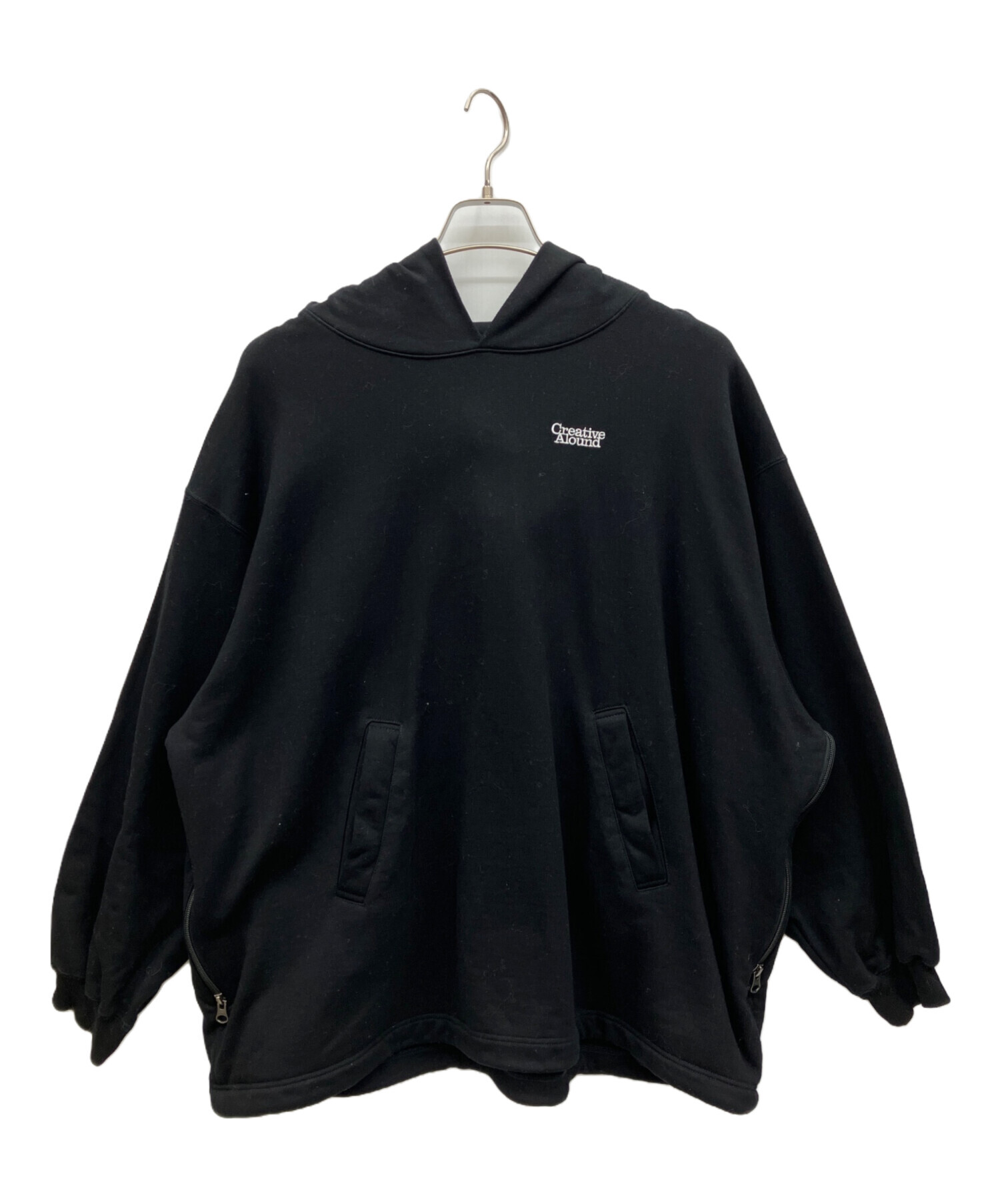 ジャケット・アウター ALOUND VENTILATION JACKET BLACK XL 中古・古着通販】ALOUND (アラウンド) VENTILATION HOODIE ブラック
