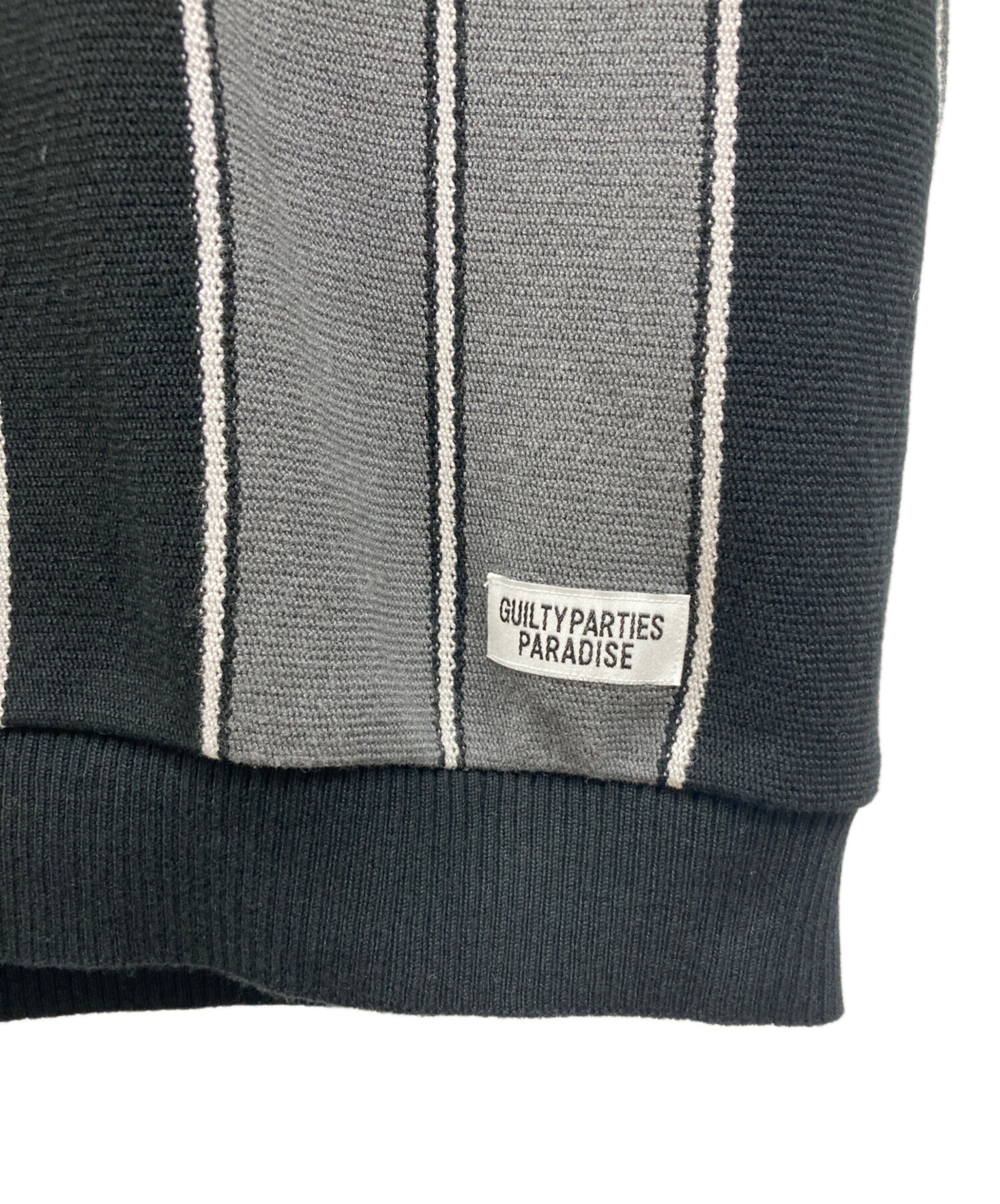 中古・古着通販】WACKO MARIA (ワコマリア) STRIPED KNIT JACQUARD