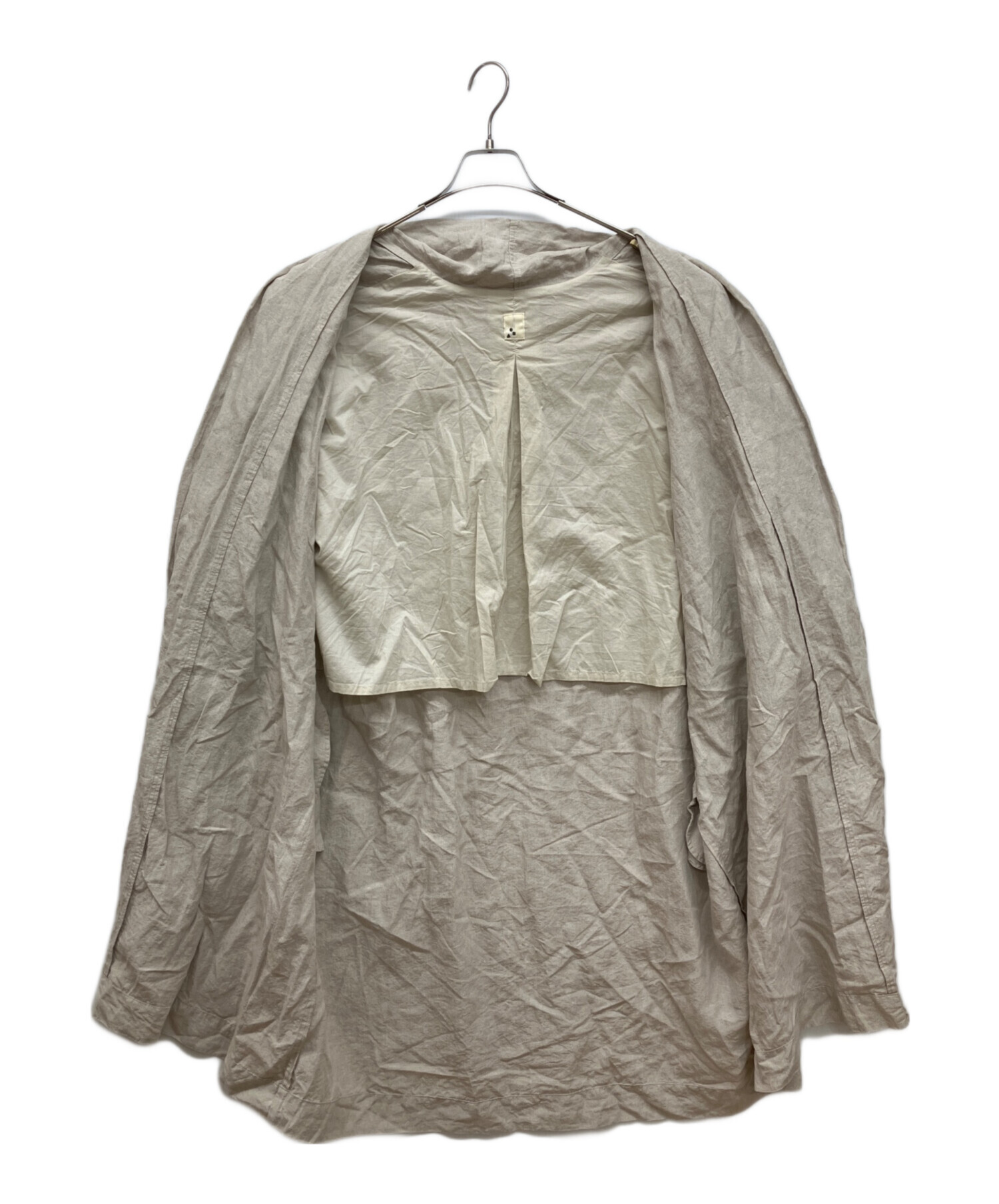 中古・古着通販】くらすこと (クラスコト) リネンコットンローブコート
