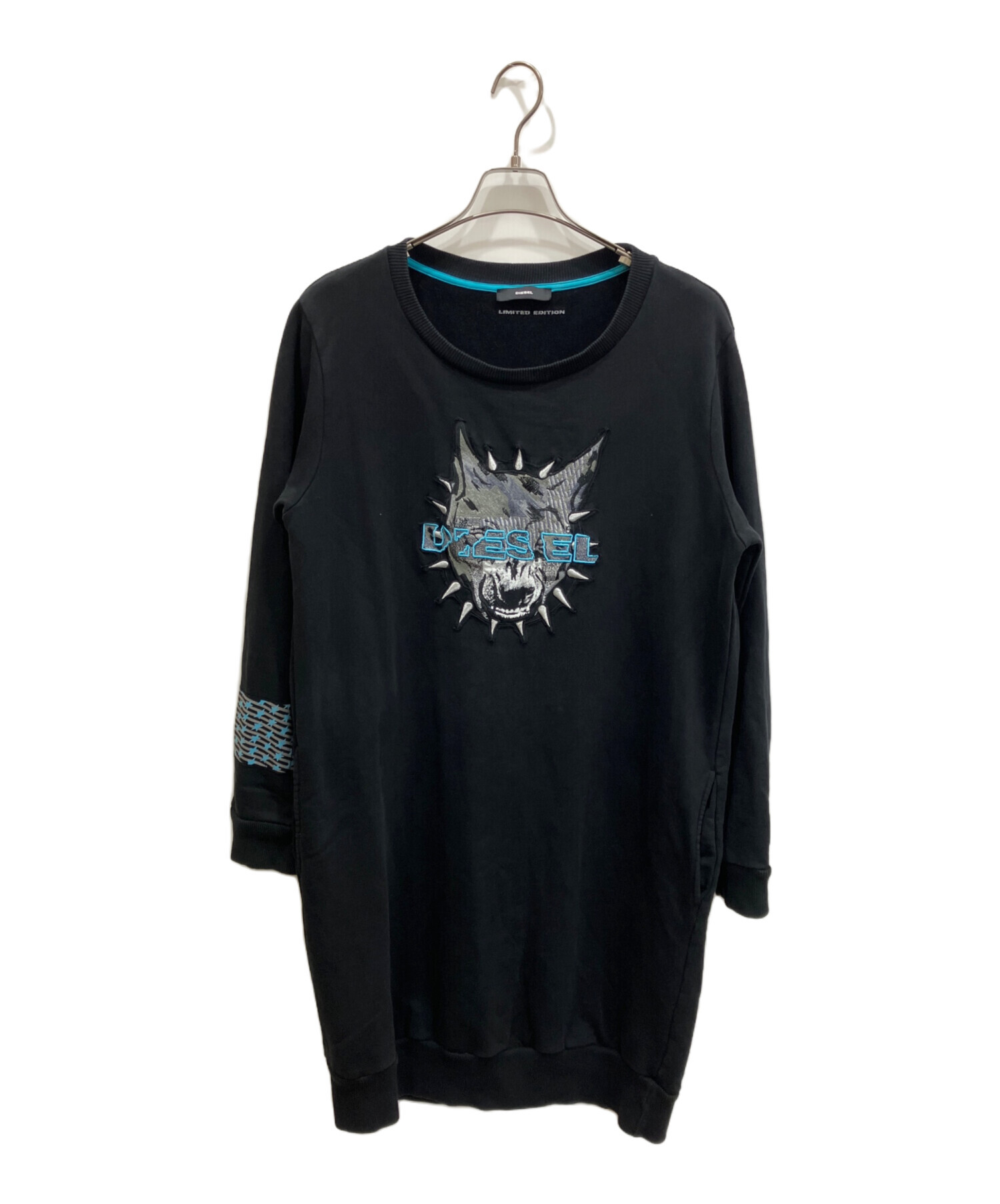 中古・古着通販】DIESEL (ディーゼル) 刺繍スウェットワンピース