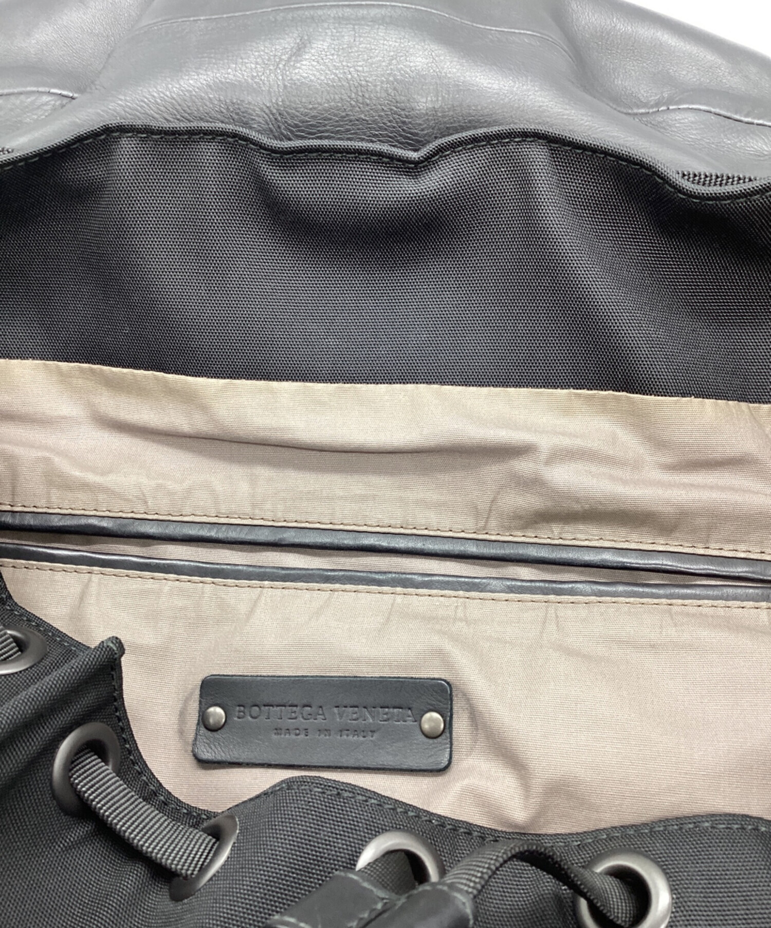 中古・古着通販】BOTTEGA VENETA (ボッテガベネタ) レザーナイロン