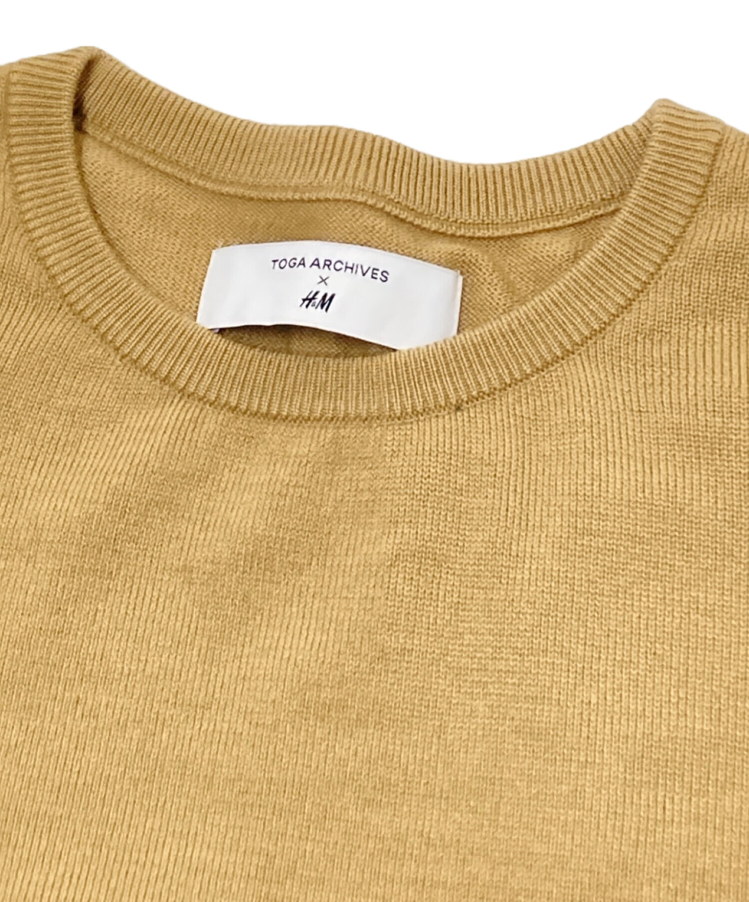 TOGA トーガ×H&M 完売品 ビーズディテールウール ニット サイズ:表記無し  ベージュ  レディース 　240001138491 中古・古着通販】TOGA ARCHIVES (トーガアーカイブス) H&M (エイチ