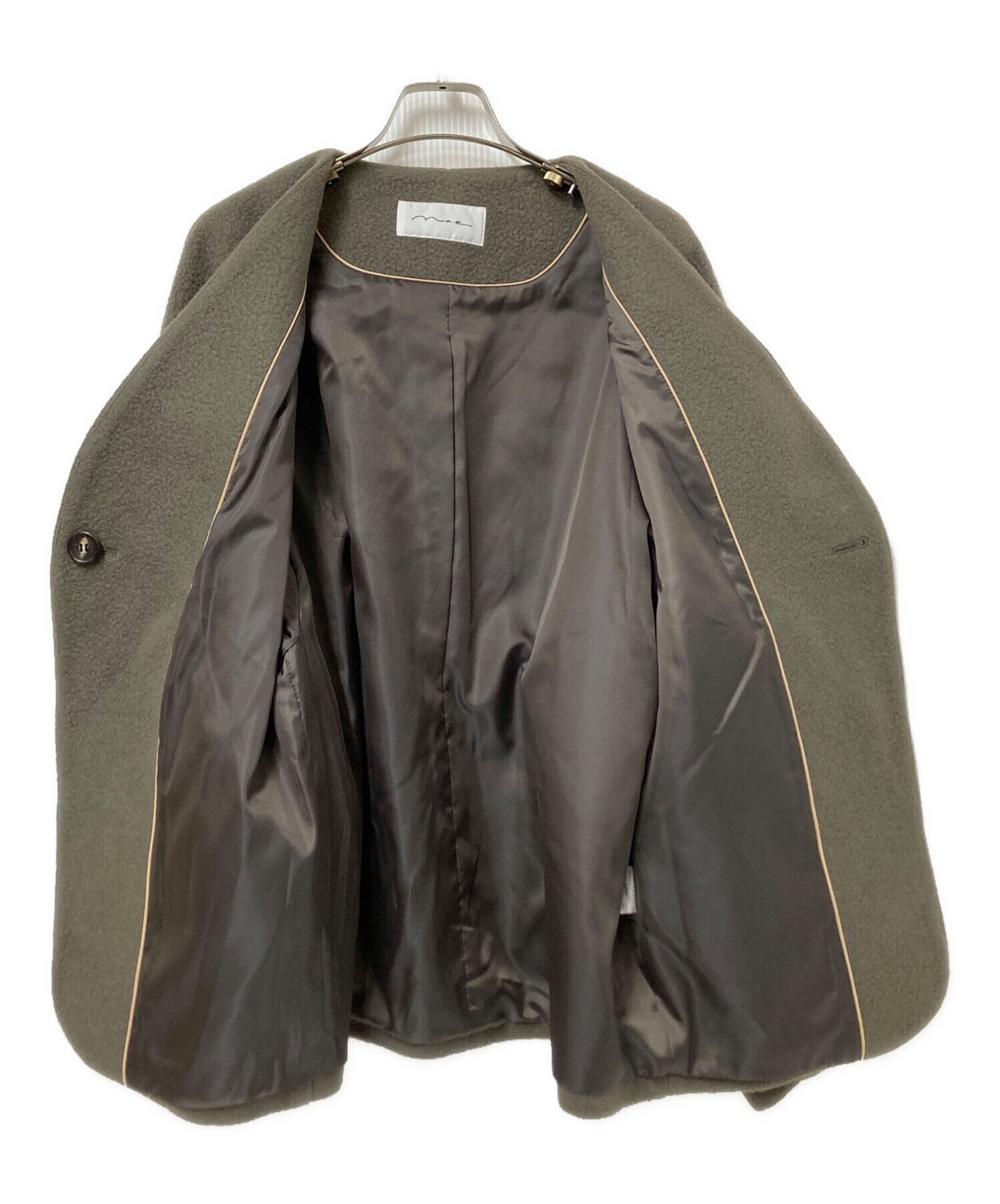 中古・古着通販】na.e (ナエ) Boucle Half Coat モカ サイズ:下記参照