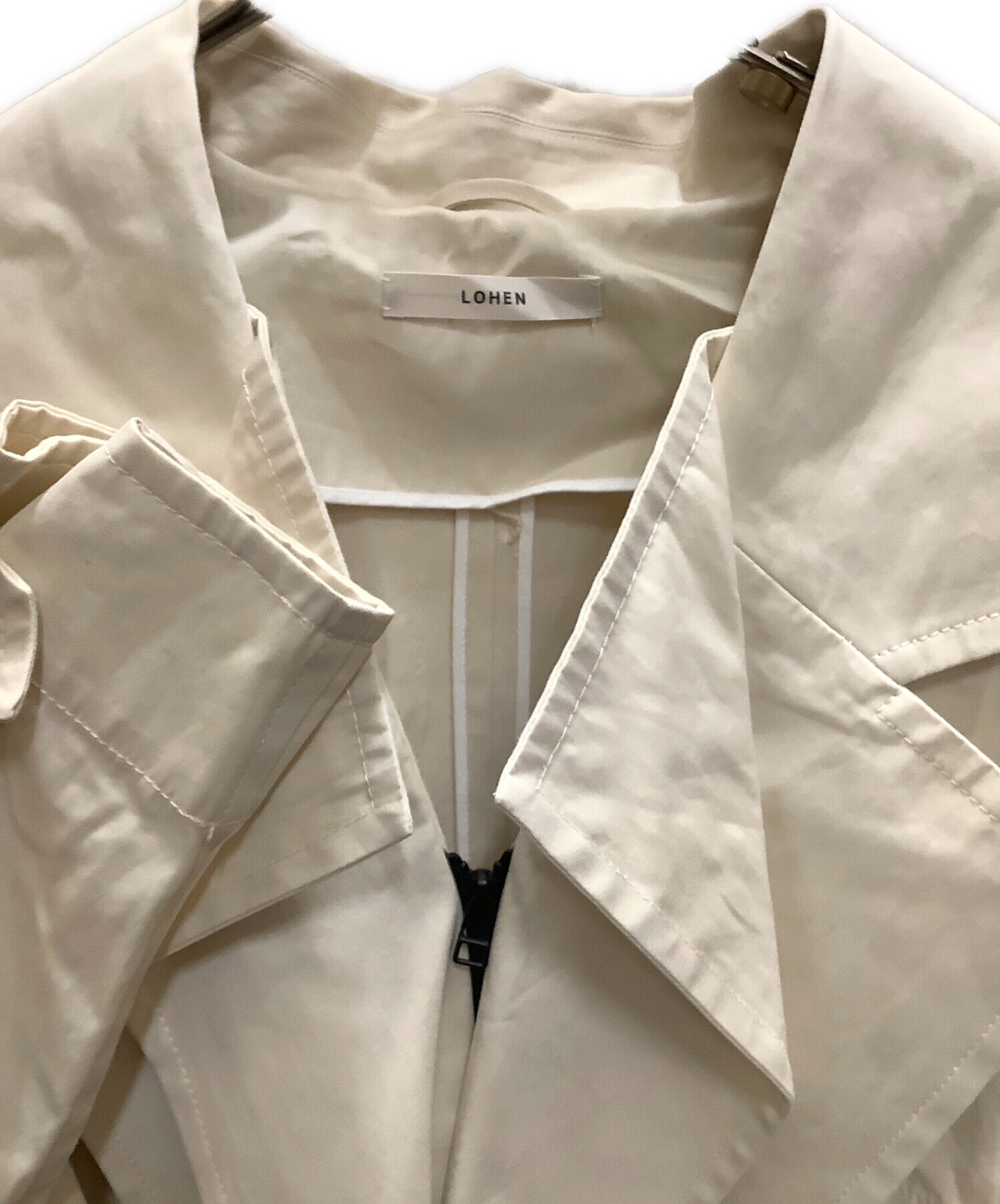 ローヘン lohen レイヤードラペルトレンチコート LOHEN 新品 レイヤードラペルトレンチコート 【公式通販】