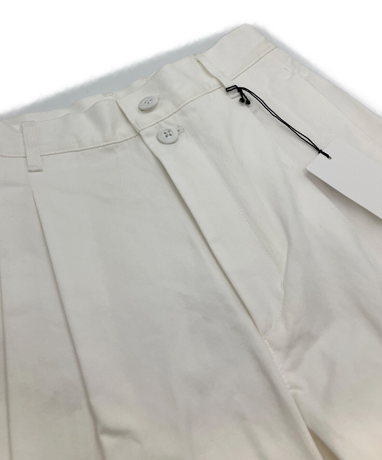 中古・古着通販】LOEFF (ロエフ) コットンツイル2タックパンツ