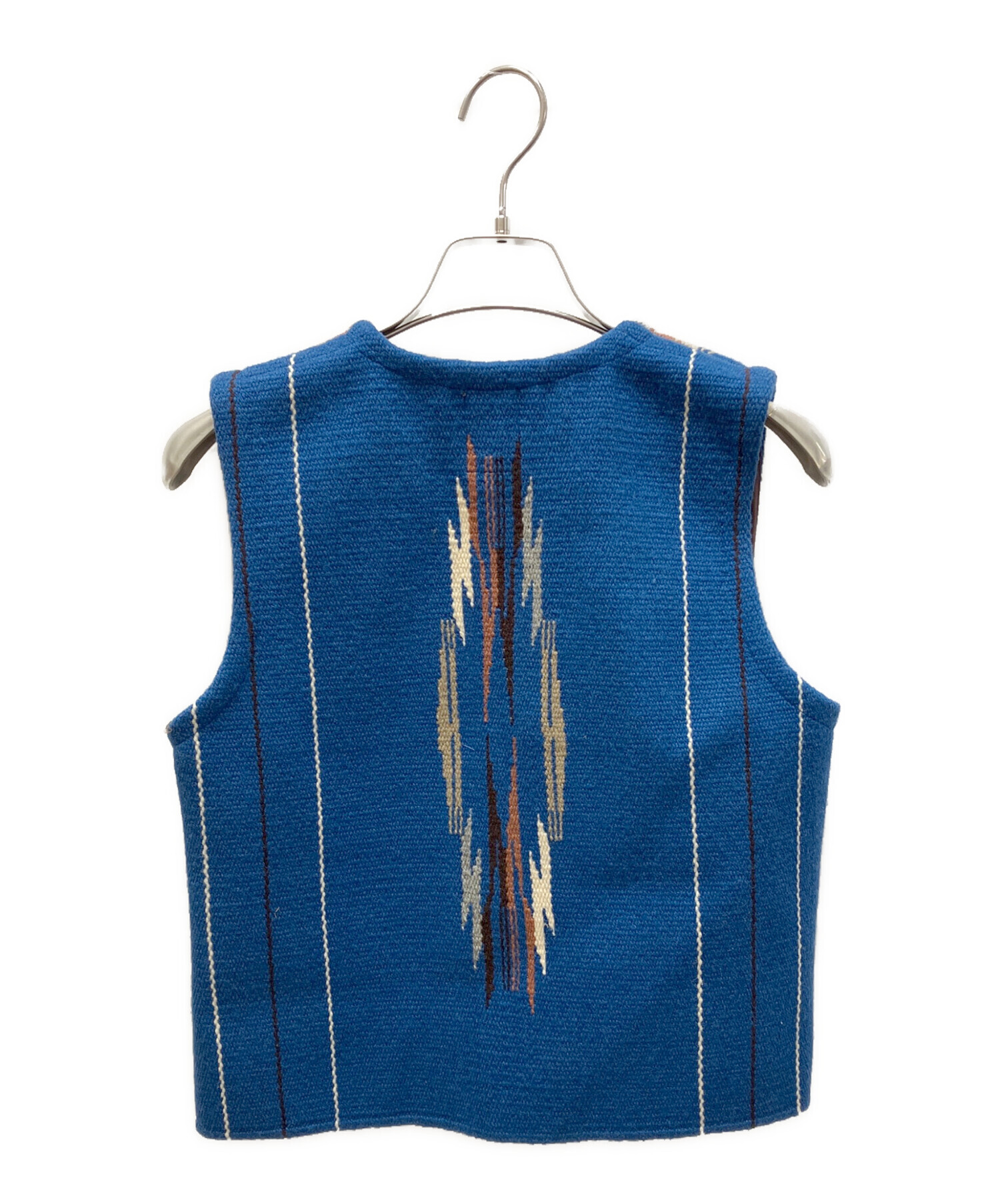 中古・古着通販】ORTEGA's (オルテガ) チマヨベスト ブルー サイズ:xs