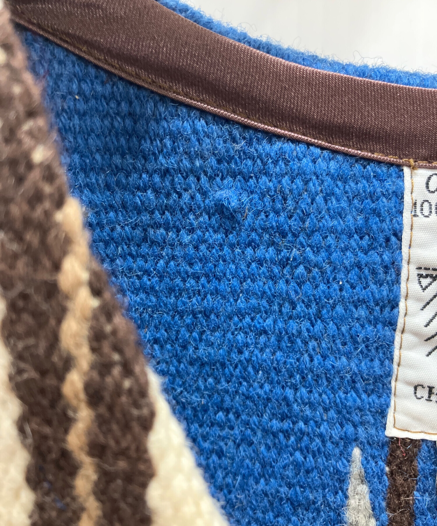 中古・古着通販】ORTEGA's (オルテガ) チマヨベスト ブルー サイズ:xs