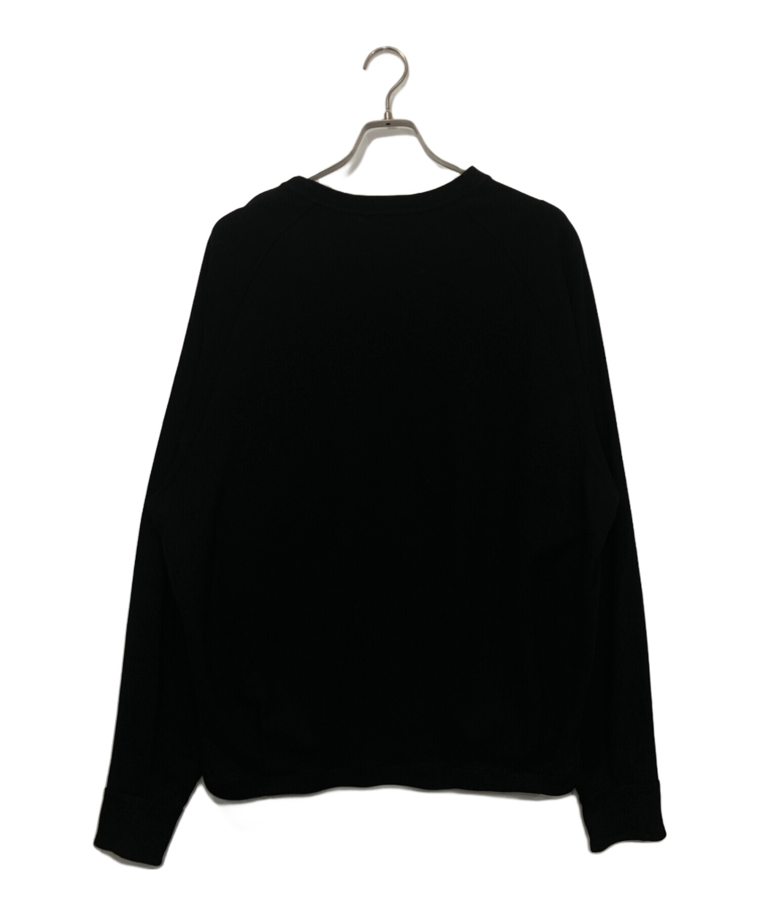 美品 ザリラクス 日本製オーバーサイズ ドローコード スウェット 黒F綿100% ザリラクス THE RERACS スウェット THE RERACS リラクス プルオーバー