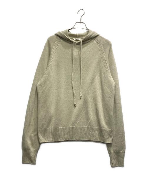 中古・古着通販】AURALEE (オーラリー) ニットパーカー グリーン
